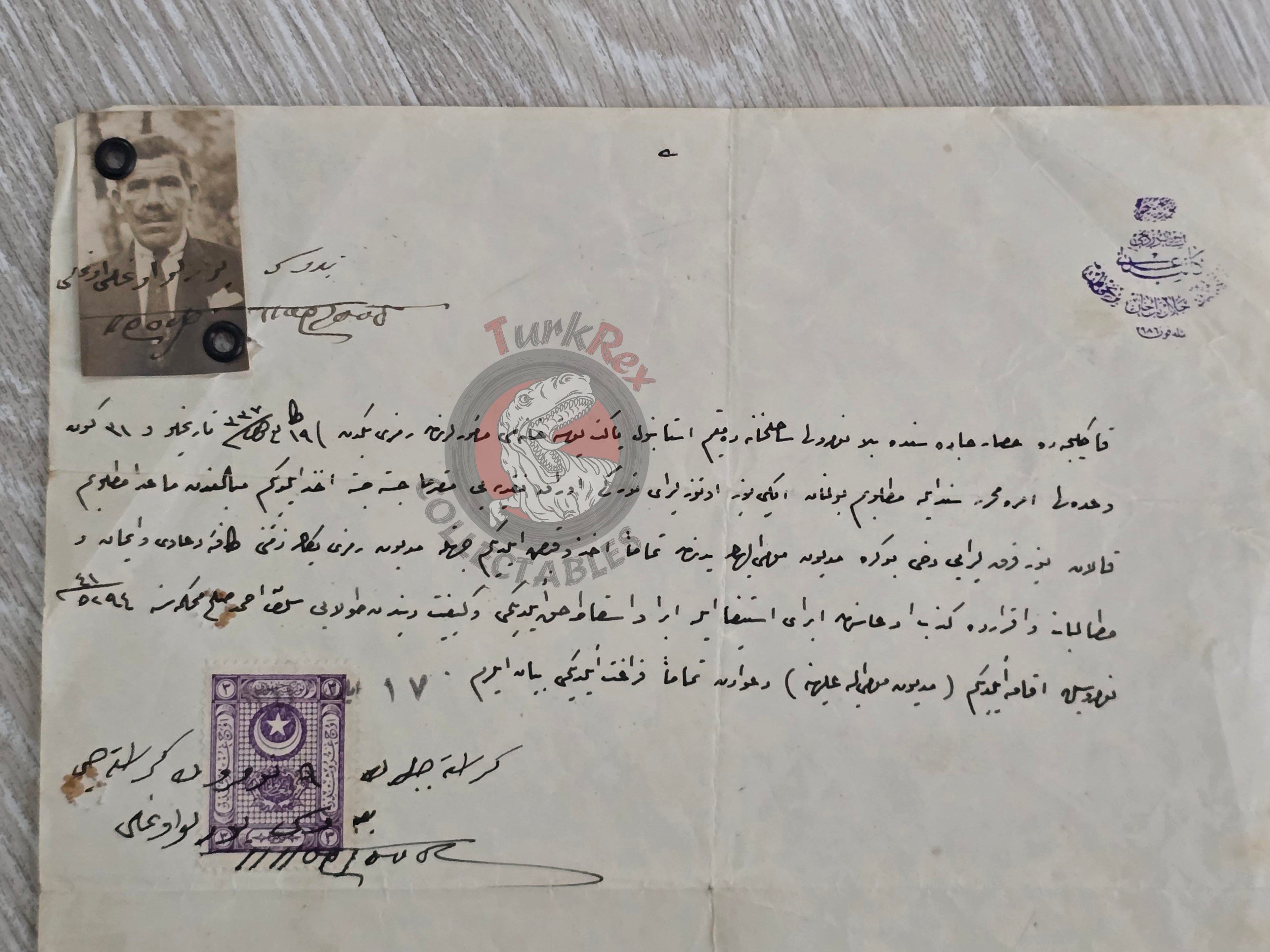 Ottoman 1925 Legal Settlement and Release Deed Istanbul Armenian Citizen Armenia