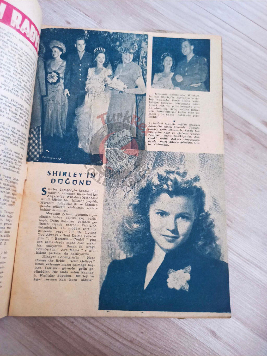 Yıldız 1945 Hedy Lamarr Turkish Mag Turkey Hollywood Shirley Temple Linda Darnell Errol Flynn