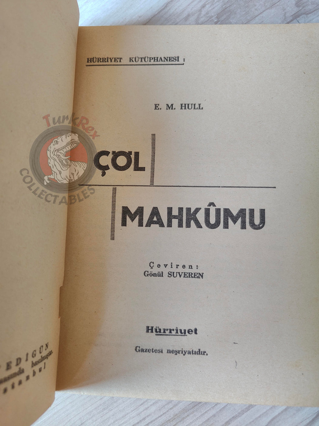 E.M. Hull – Desert Healer 70s Turkish Book Turkey