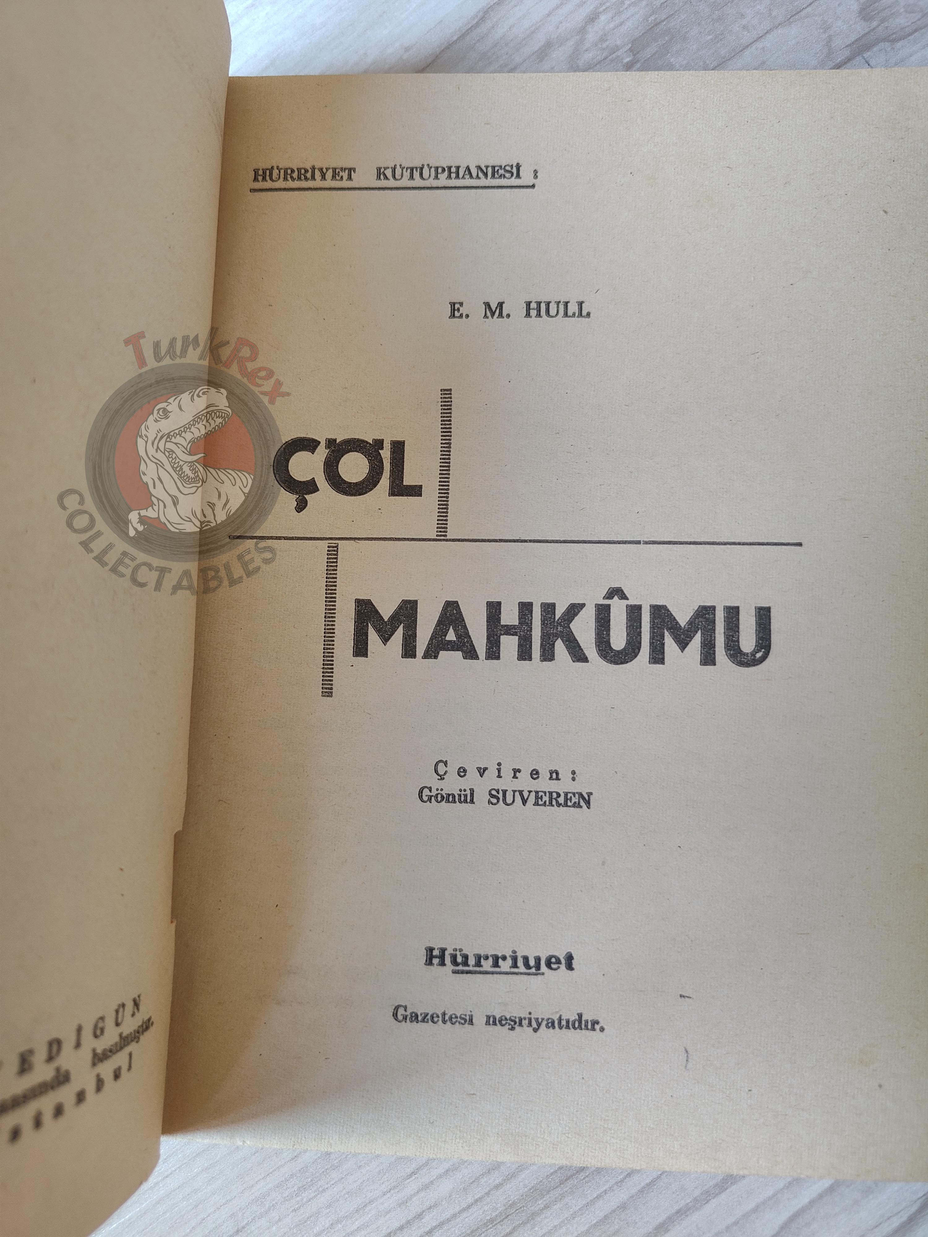 E.M. Hull – Desert Healer 70s Turkish Book Turkey