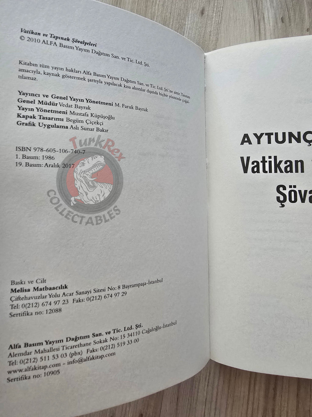 The Vatican and the Knights Templar 2017 Turkish Book Turkey