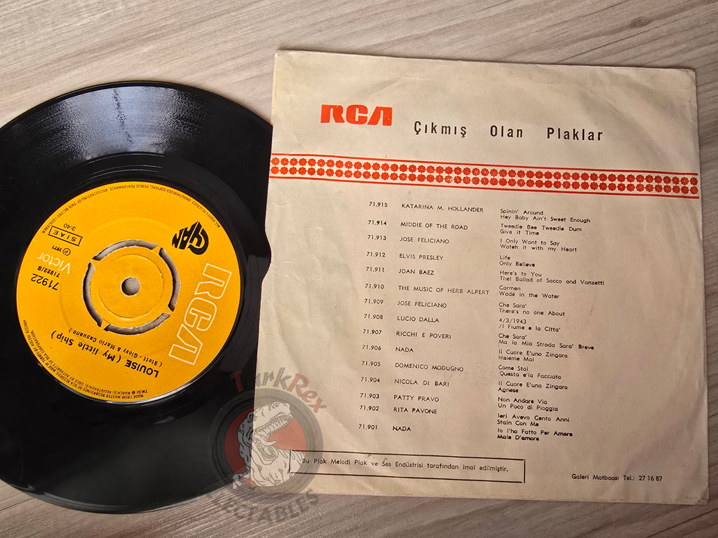 Cyan – Misaluba 7" Turkish Pressing Vinyl Turkey Edition