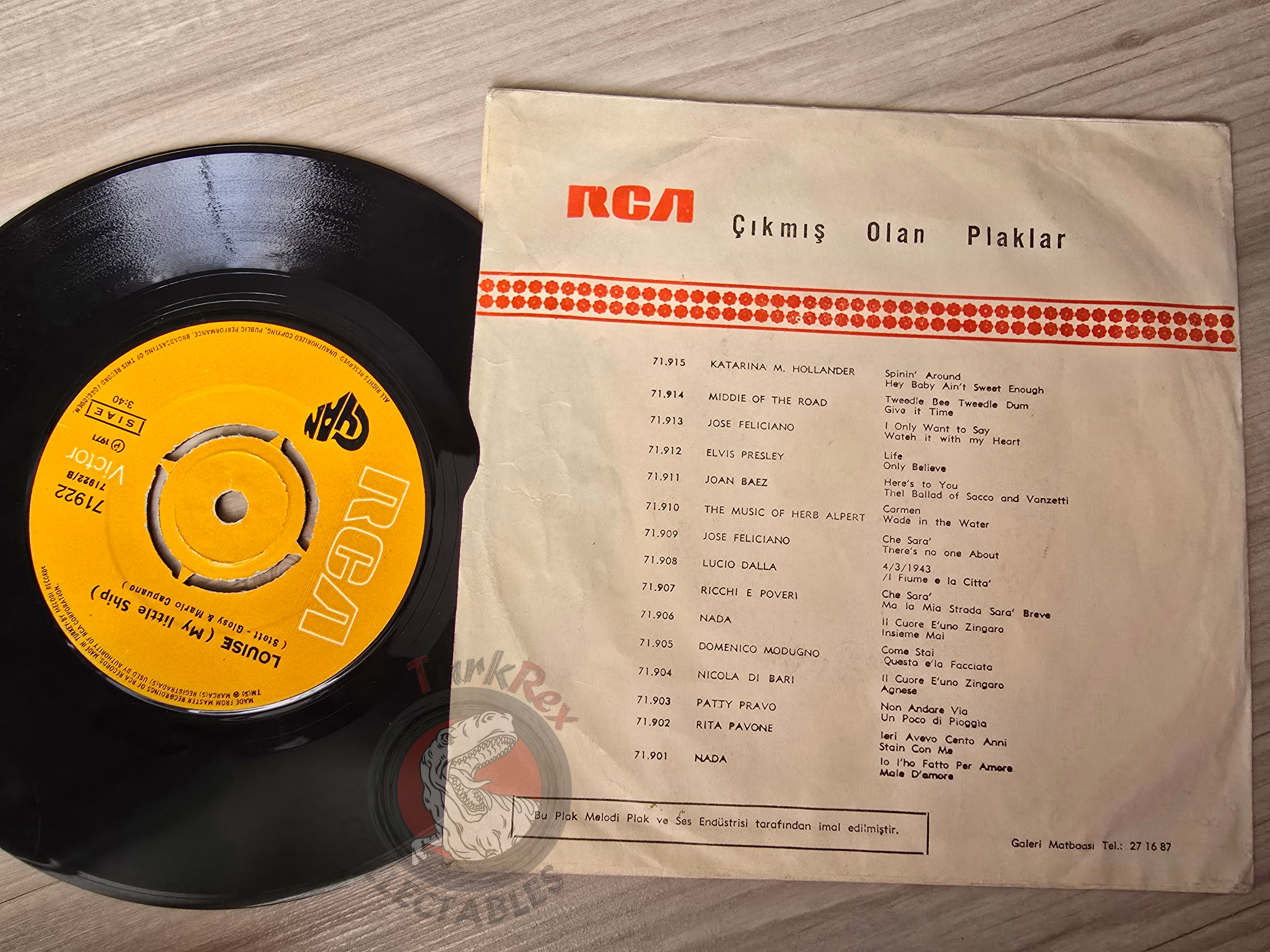 Cyan – Misaluba 7" Turkish Pressing Vinyl Turkey Edition