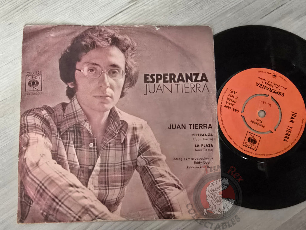Juan Tierra – Esperanza / La Plaza 7" Turkish Pressing Vinyl Turkey Edition