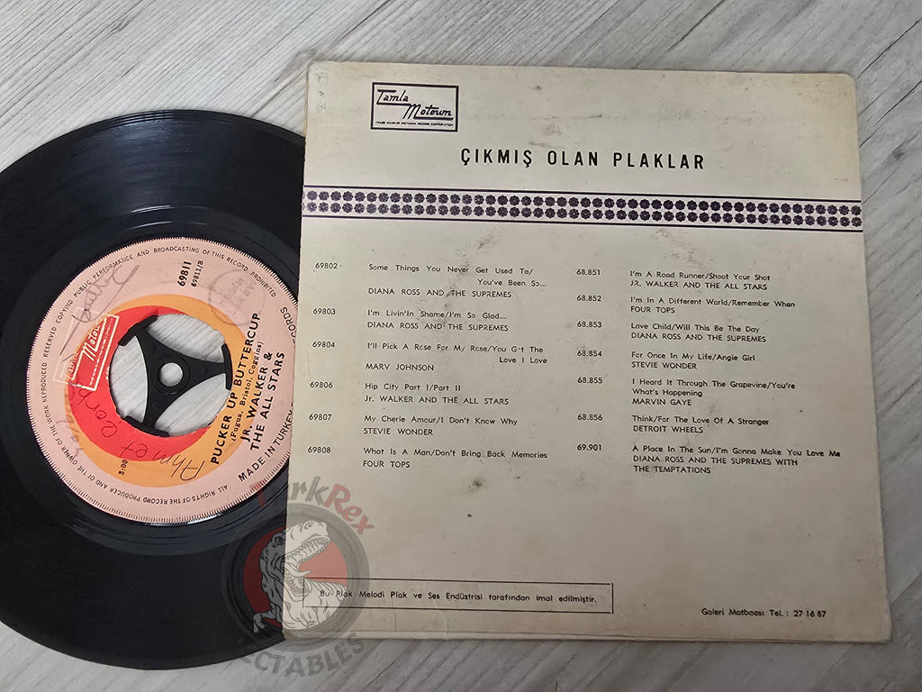 Jr. Walker & The All Stars – What Does It Take 7" Turkish Pressing Vinyl Turkey Edition