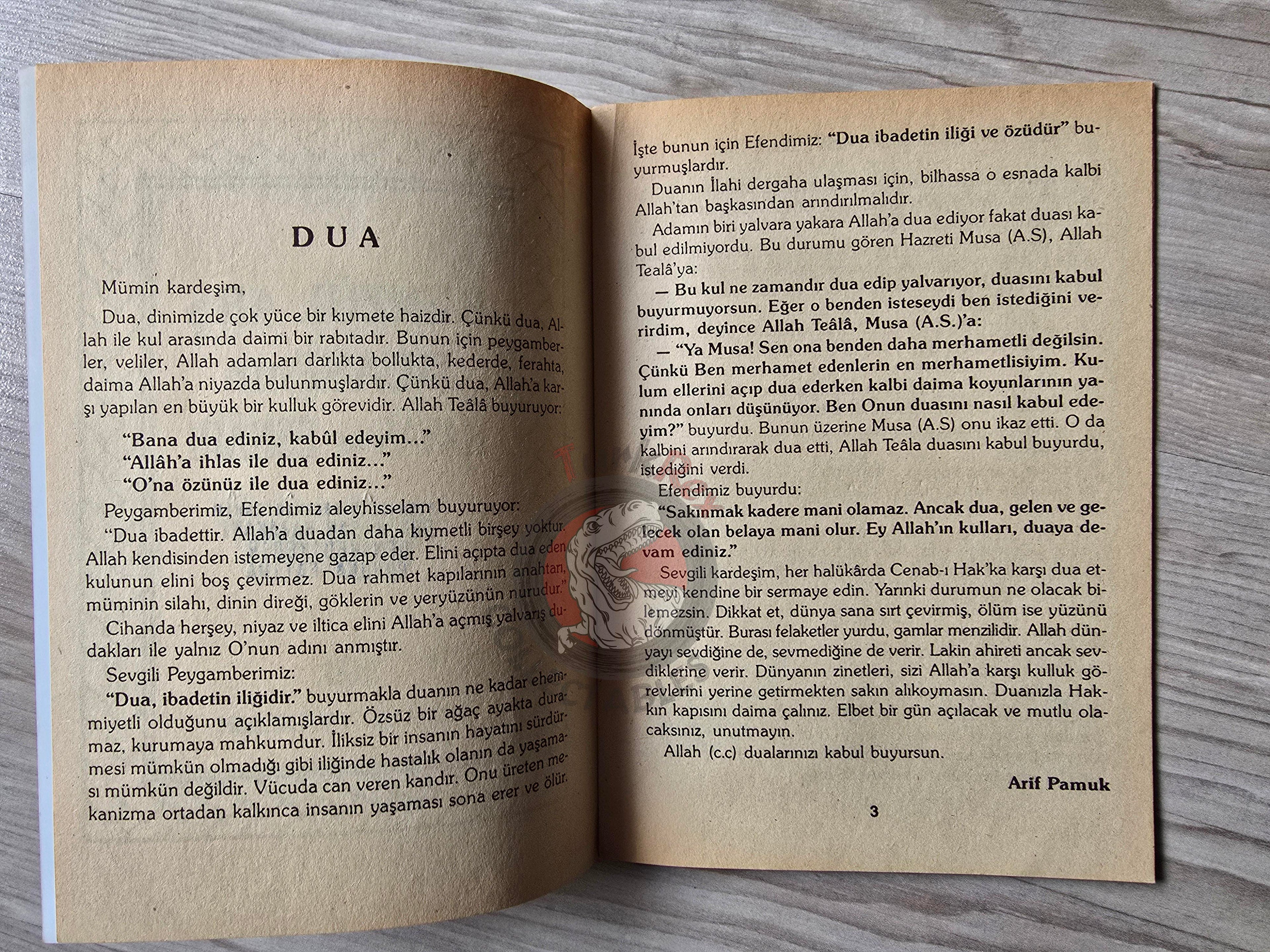 Kenzul Arsh Prayer Islamic Occult Havass Vefq Spells Charm Turkish Book Islam Talisman
