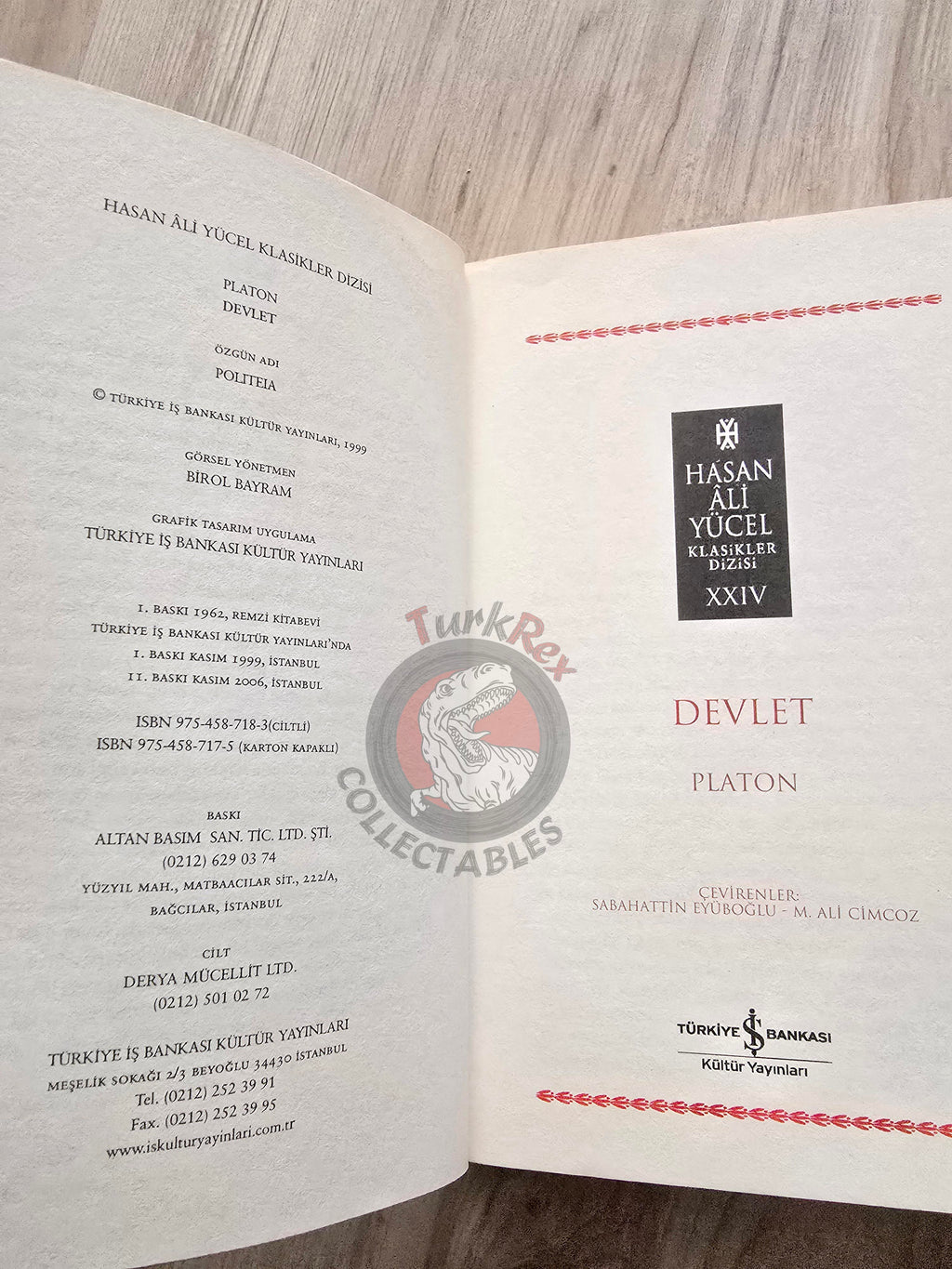 Plato – The Republic 2006 Turkish Book Turkey