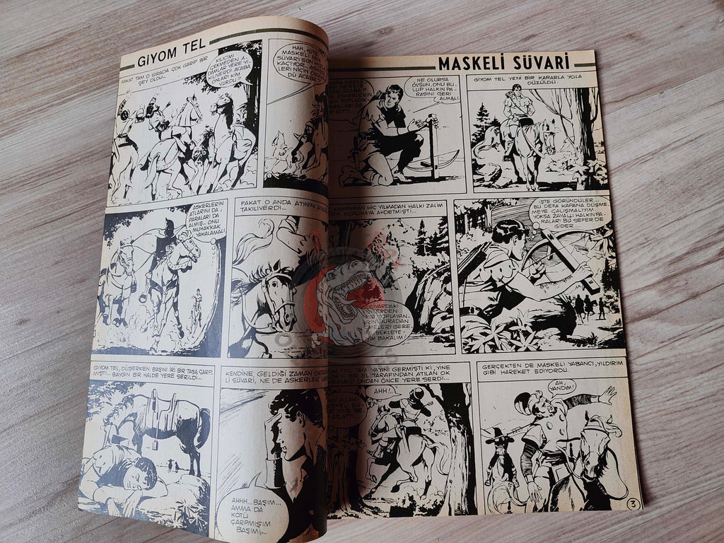 Doğan Kardeş 1971 Magazine #38 Turkish Comic Turkey William Tell Gulliver's Travels
