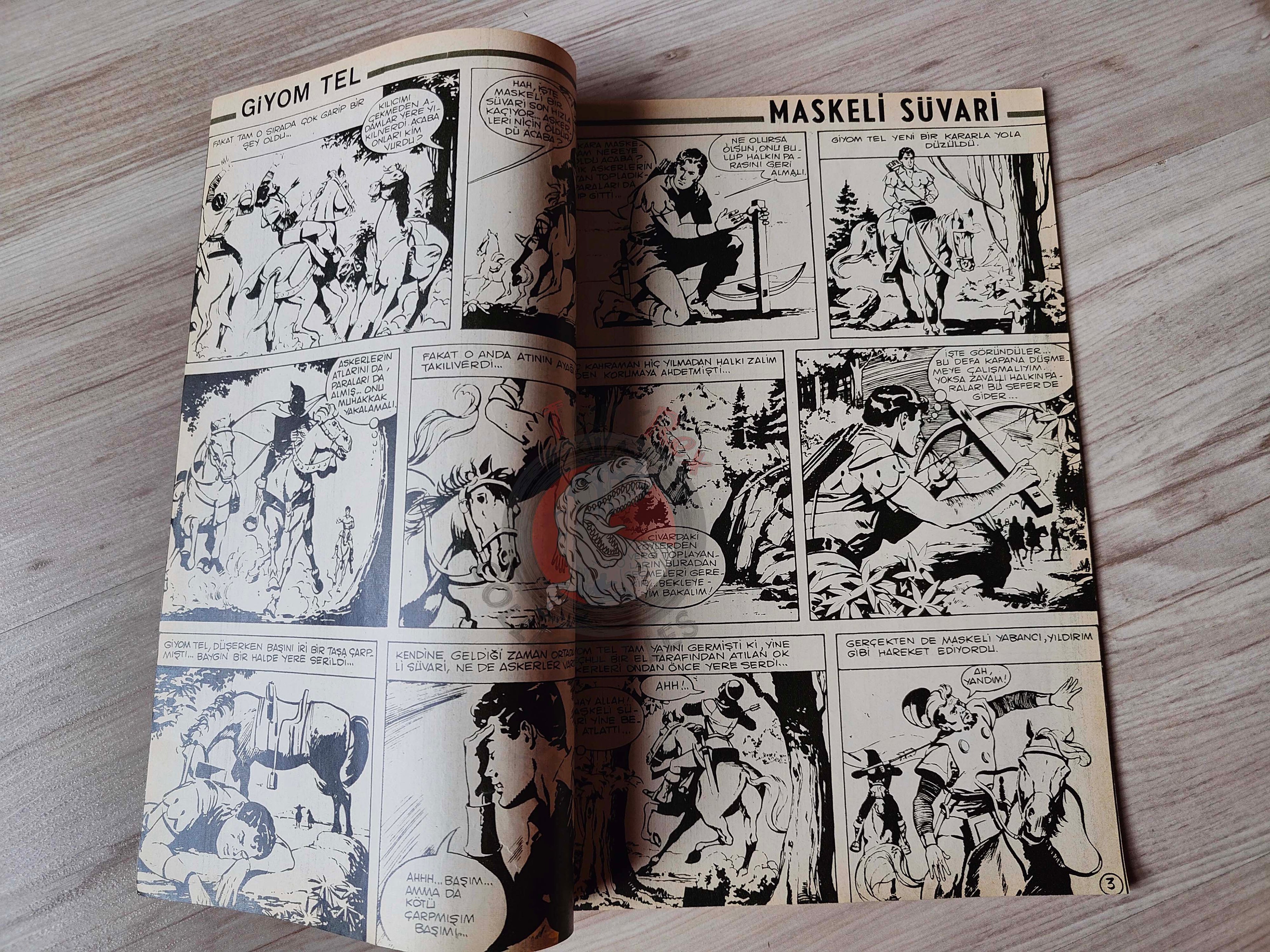 Doğan Kardeş 1971 Magazine #38 Turkish Comic Turkey William Tell Gulliver's Travels