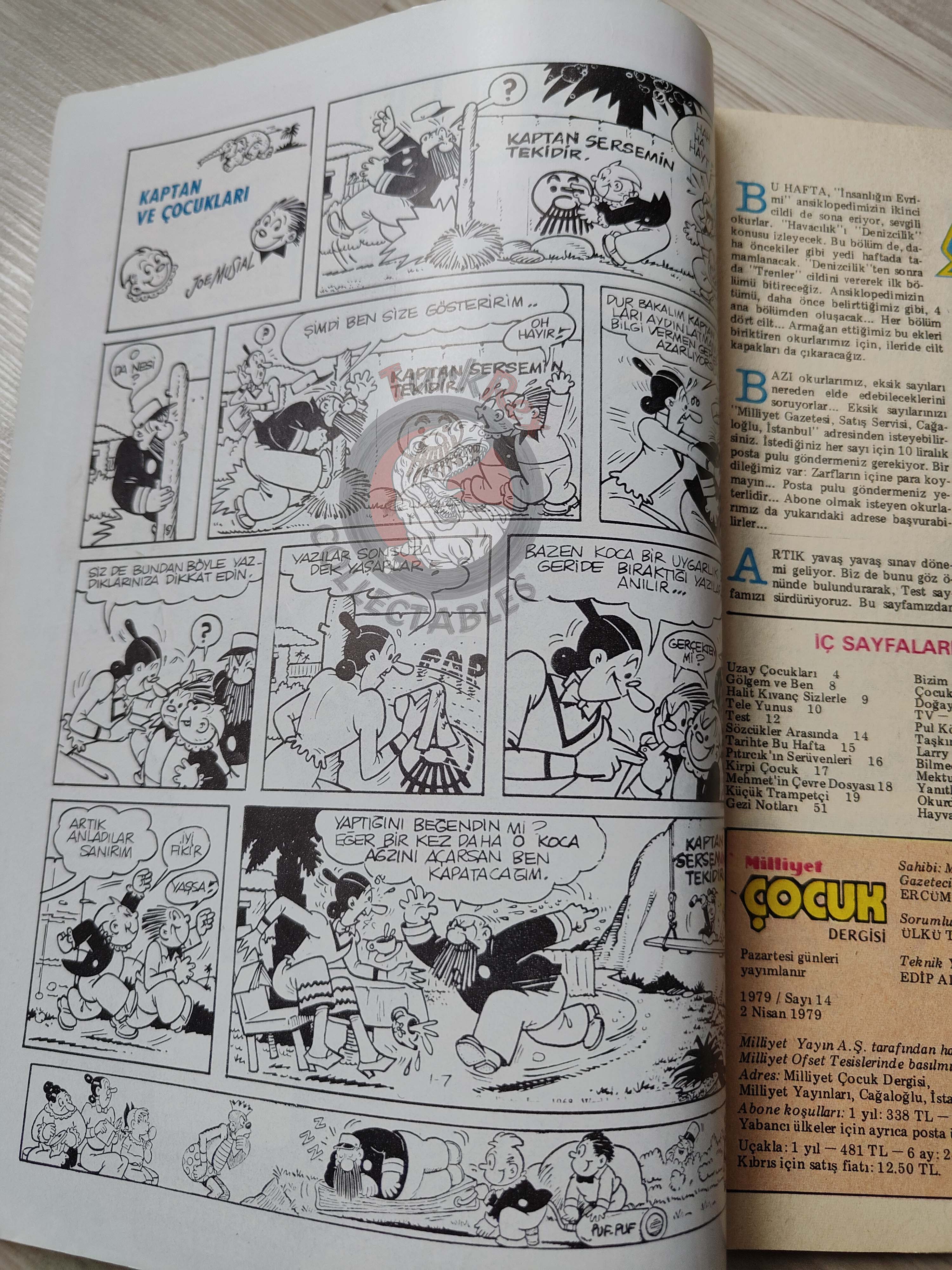 Milliyet Çocuk #14 1979 Turkish Comic Turkey Joyas Literarias Juveniles #94 Edmondo De Amicis