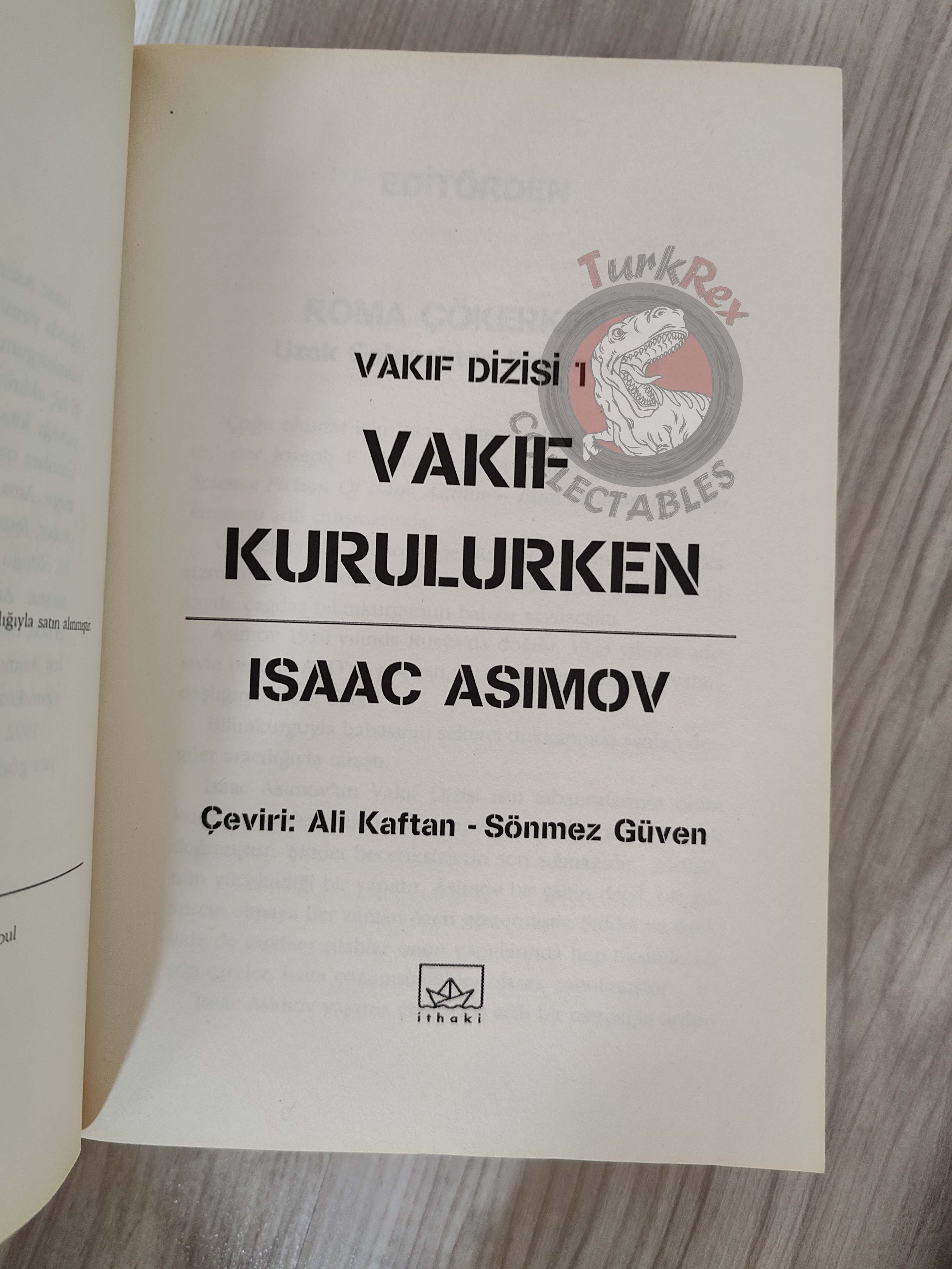 Isaac Asimov – Foundation Series Complete 7 Book Set Turkish Book Turkey