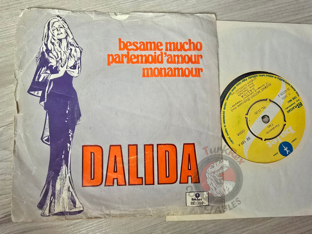 Dalida – Besame Mucho 7" Turkish Pressing Vinyl Turkey Edition 2
