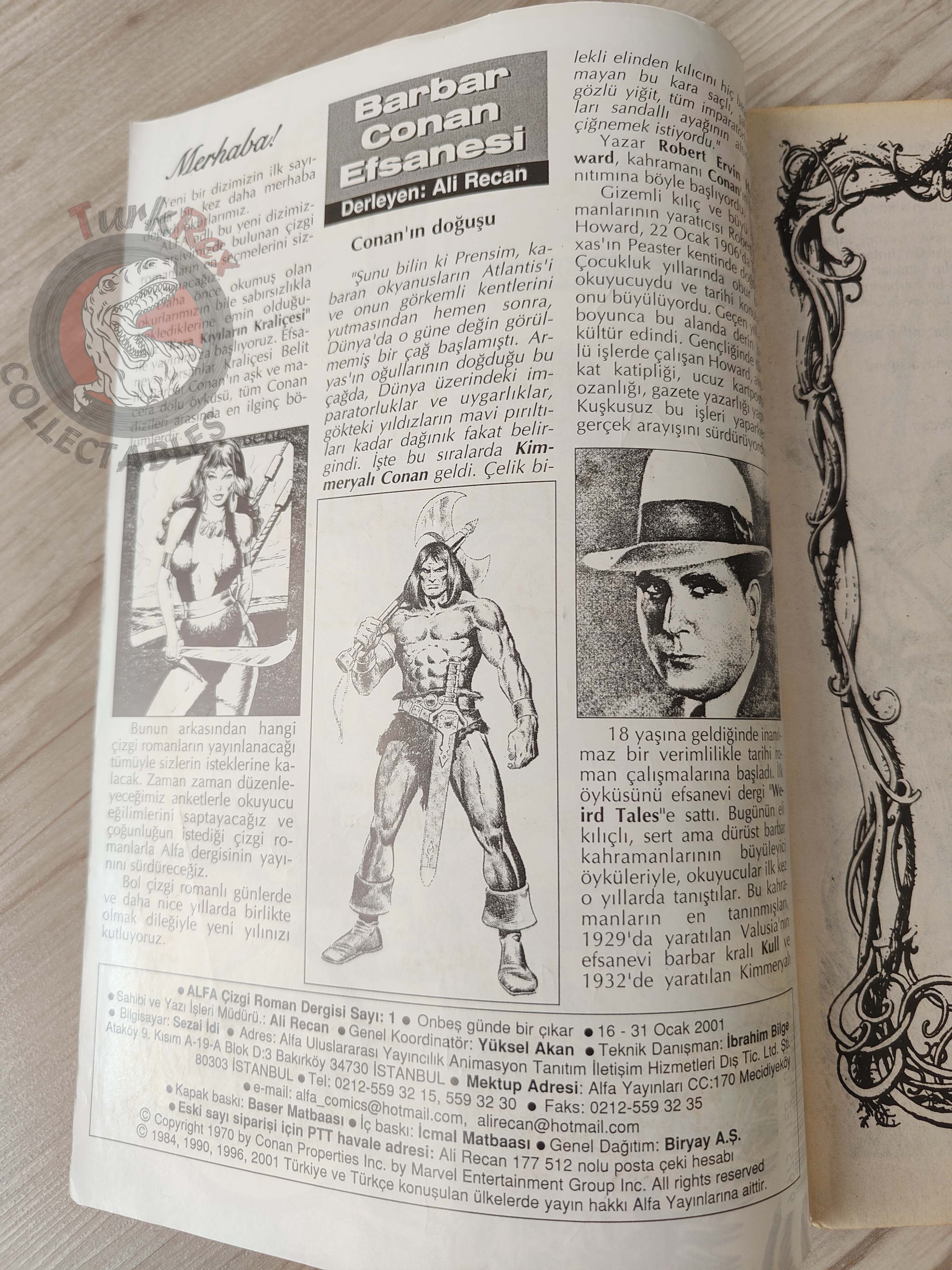 Conan The Barbarian #1 2001 Turkish Comic Turkey #57 #58 #59 #60