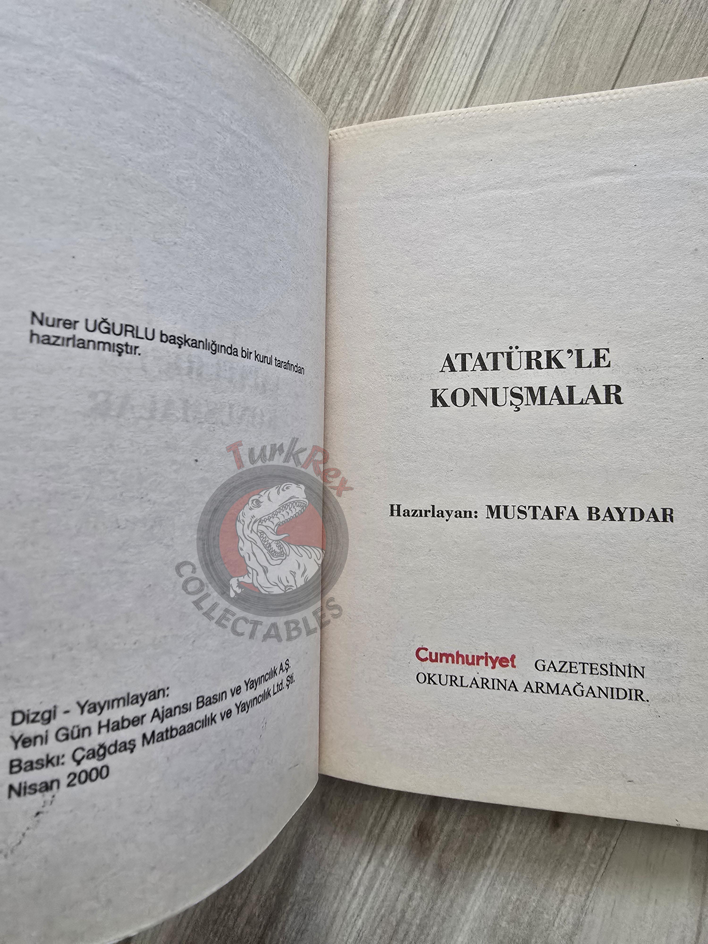 Conversations with Atatürk 2000 Turkish Book Turkey Interviews