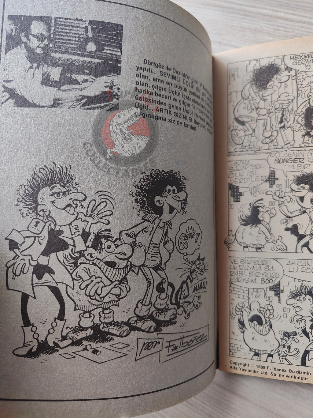 Chicha, Tato y Clodoveo #3 1989 Turkish Comic Turkey Francisco Ibáñez