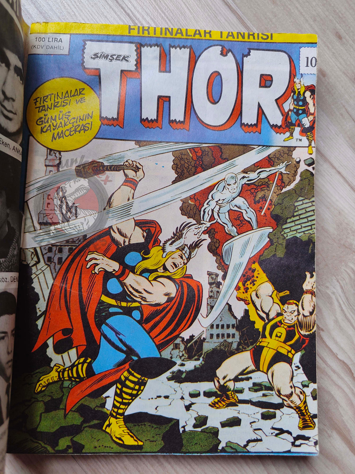 Thor #4 1985 Turkish Comic Turkey The Mighty Thor #193–196 Silver Surfer