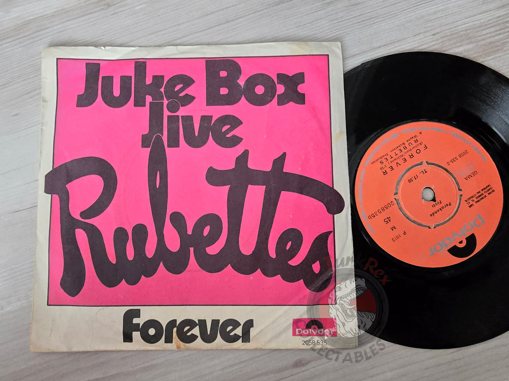 The Rubettes – Jukebox Jive 7" Turkish Pressing Vinyl Turkey Edition