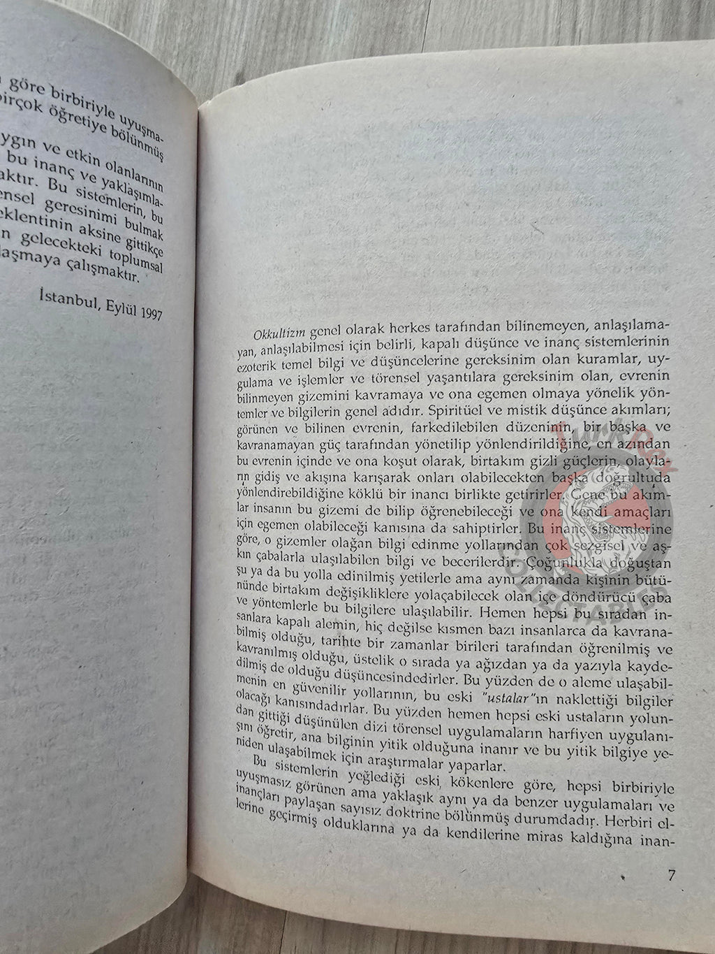 Occultism 1997 Turkish Book Turkey Esotericism Mysticism