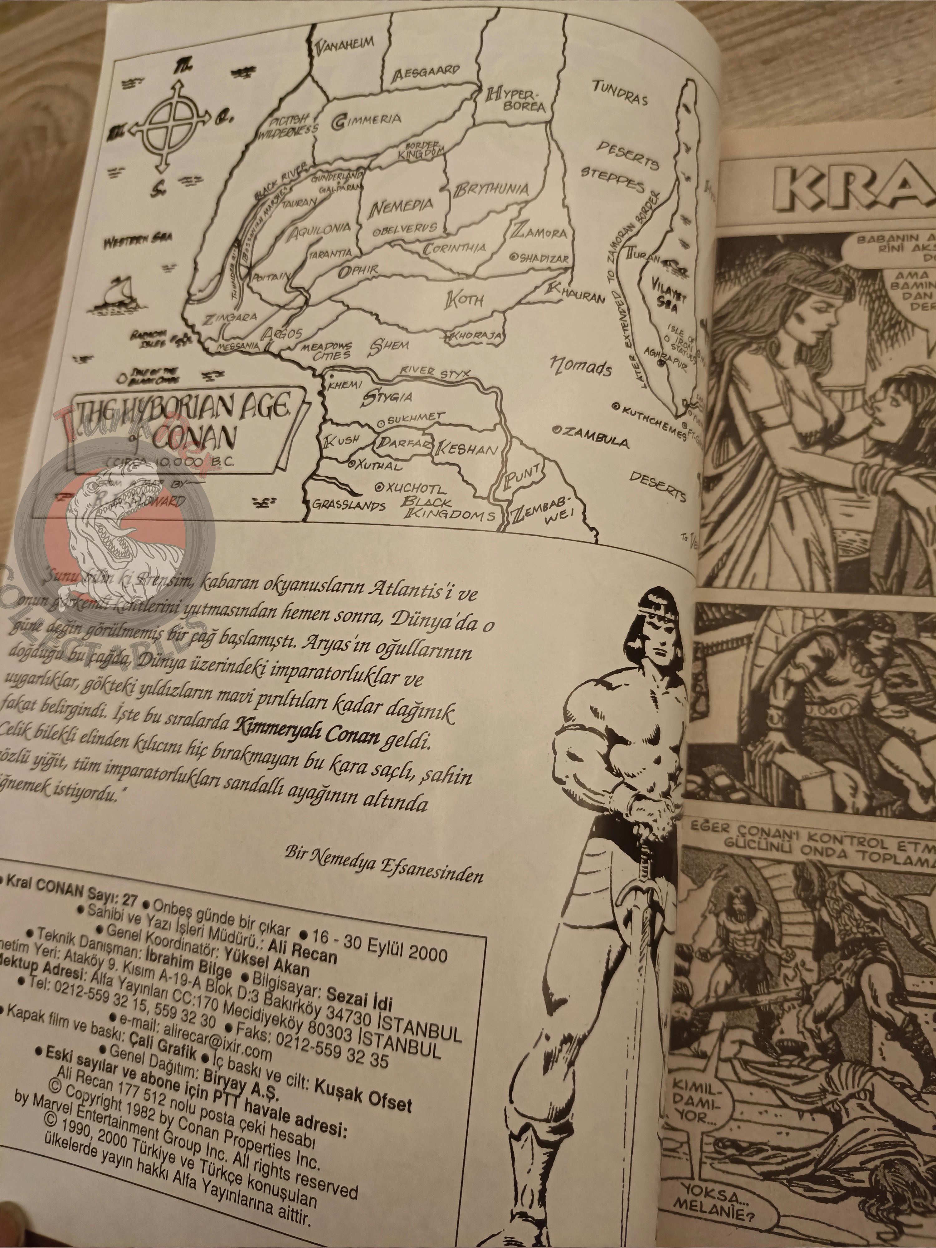Kral Conan #27 King Conan #14 #15 Turkish Comic Turkey SSOC #107