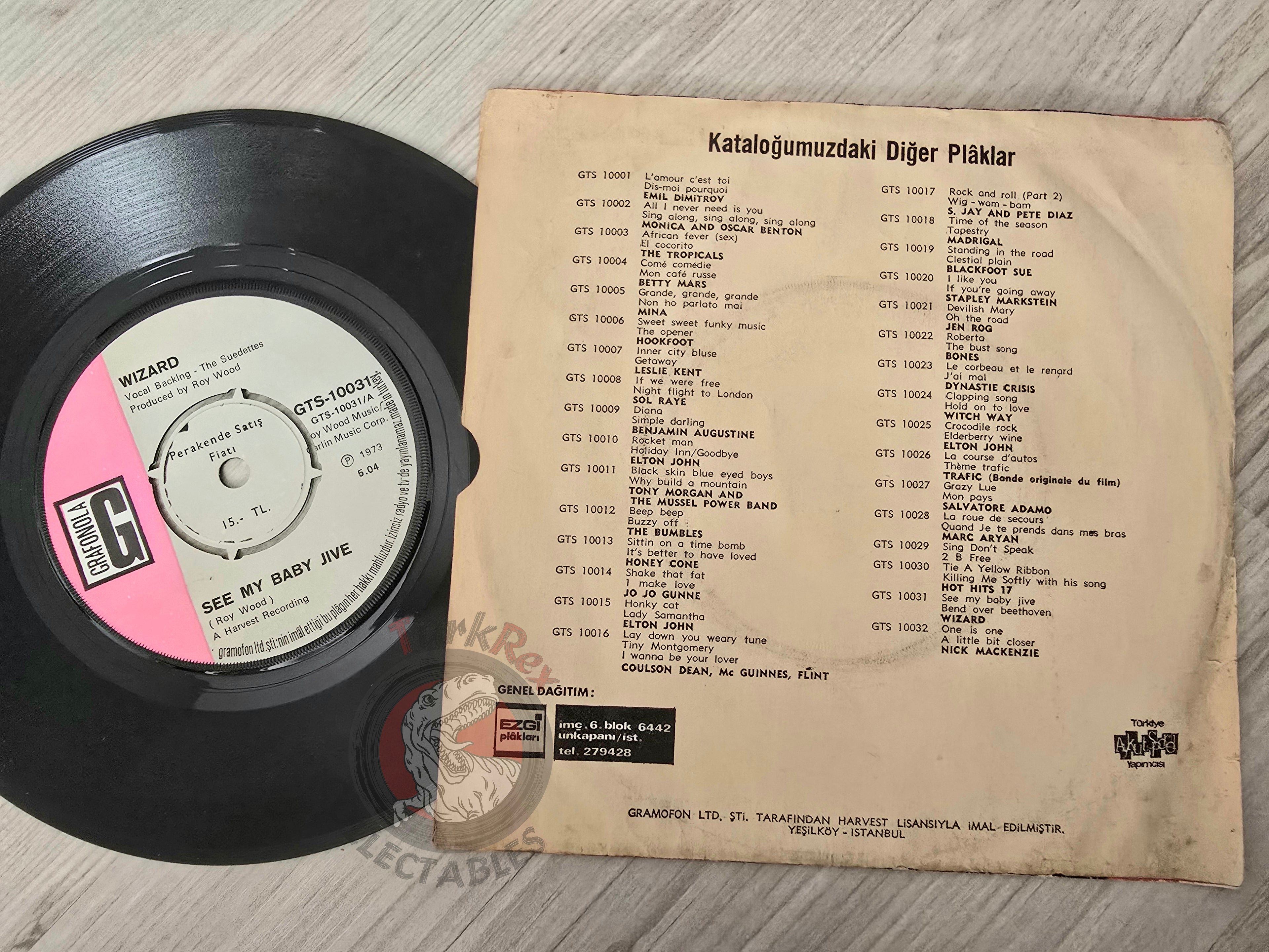 Wizzard – See My Baby Jive 7" Turkish Pressing Vinyl Turkey Edition