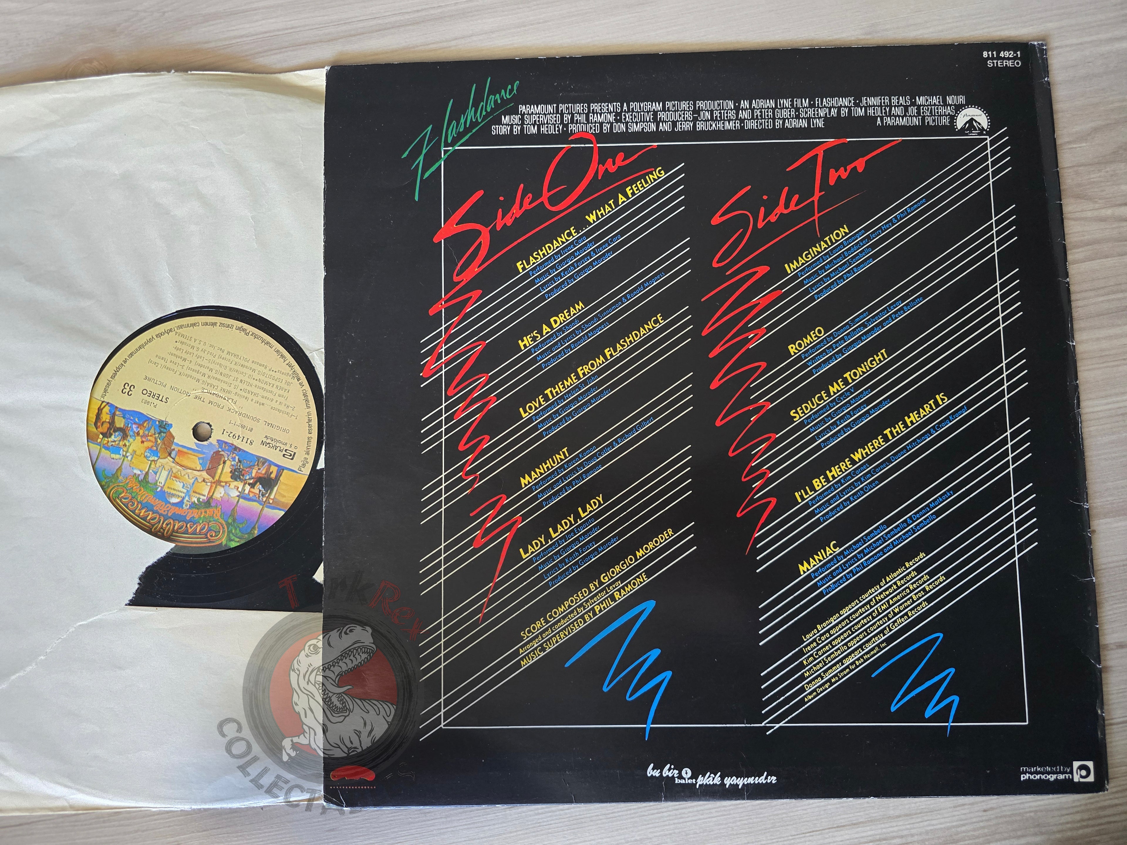Flashdance OST – Various Turkish Pressing Vinyl Turkey Edition