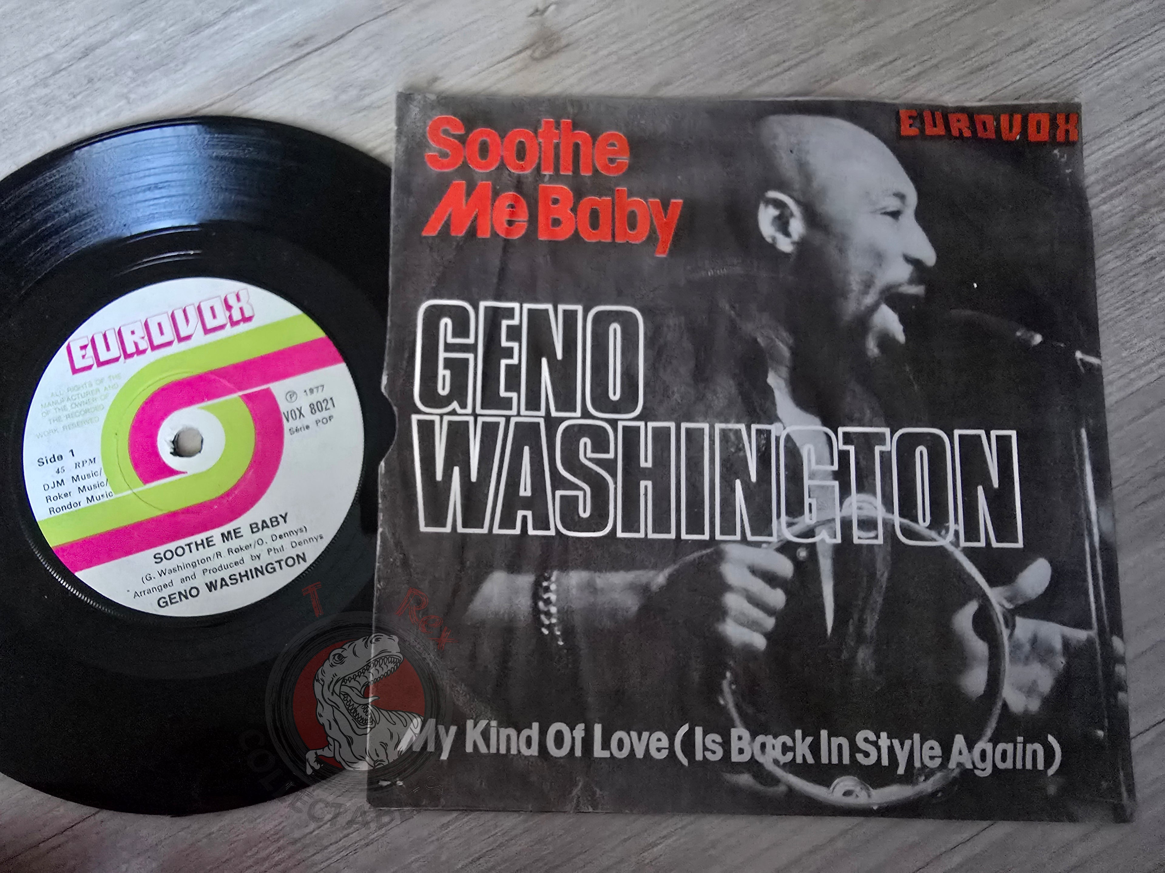 Geno Washington – Soothe Me Baby 7" Turkish Pressing Vinyl Turkey Edition