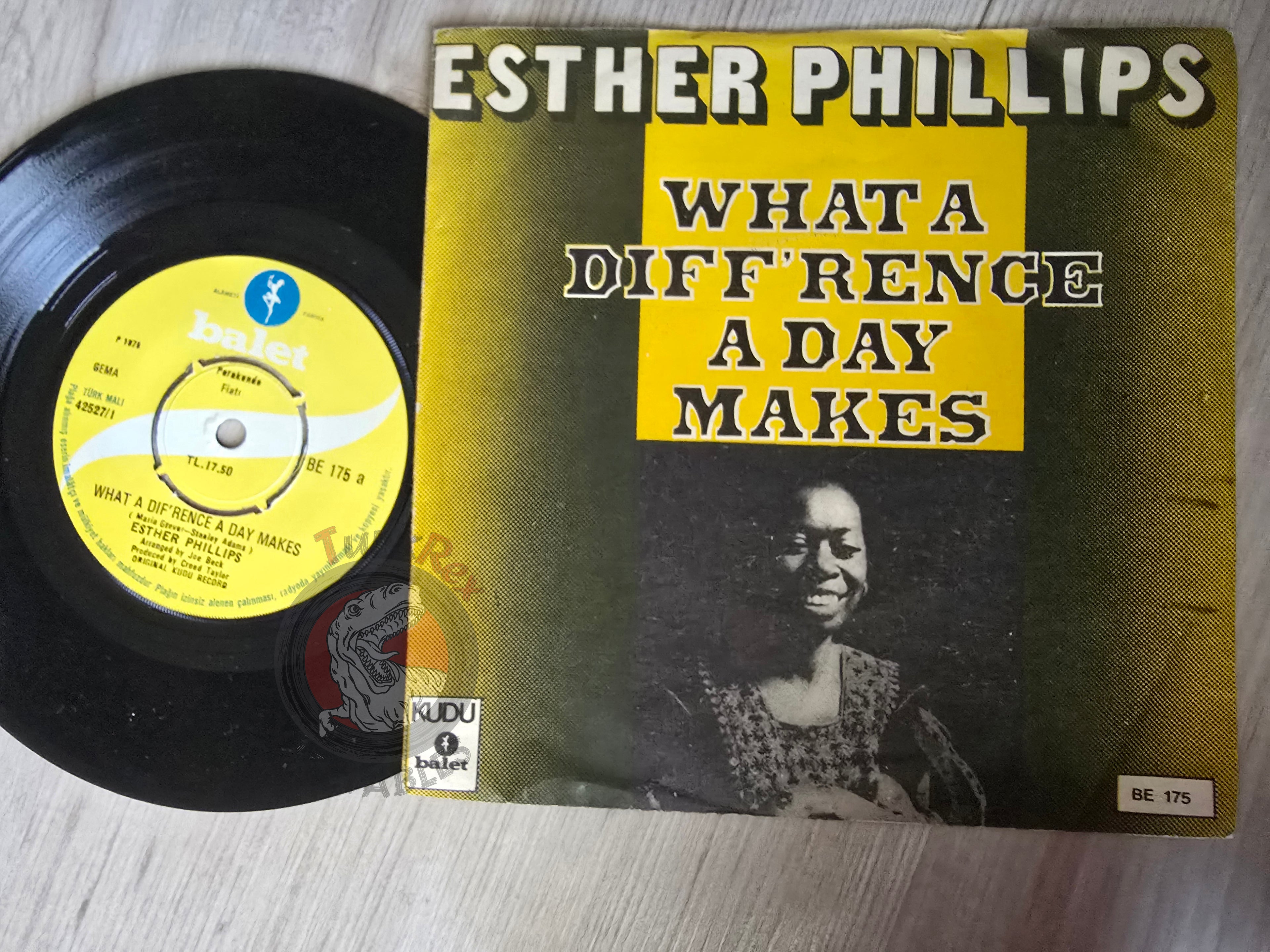 Esther Phillips – What A Diff'rence A Day Makes 7" Turkish Pressing Vinyl Turkey Edition