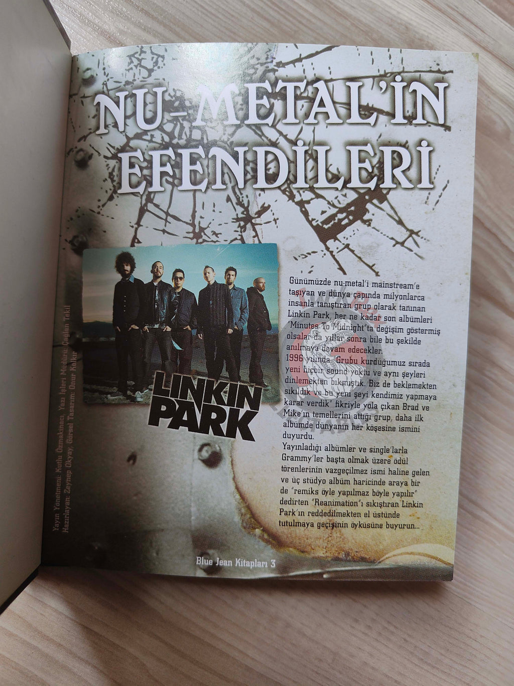 Linkin Park Biography Book 2007 HC 1st by Turkish Writer Book Turkey