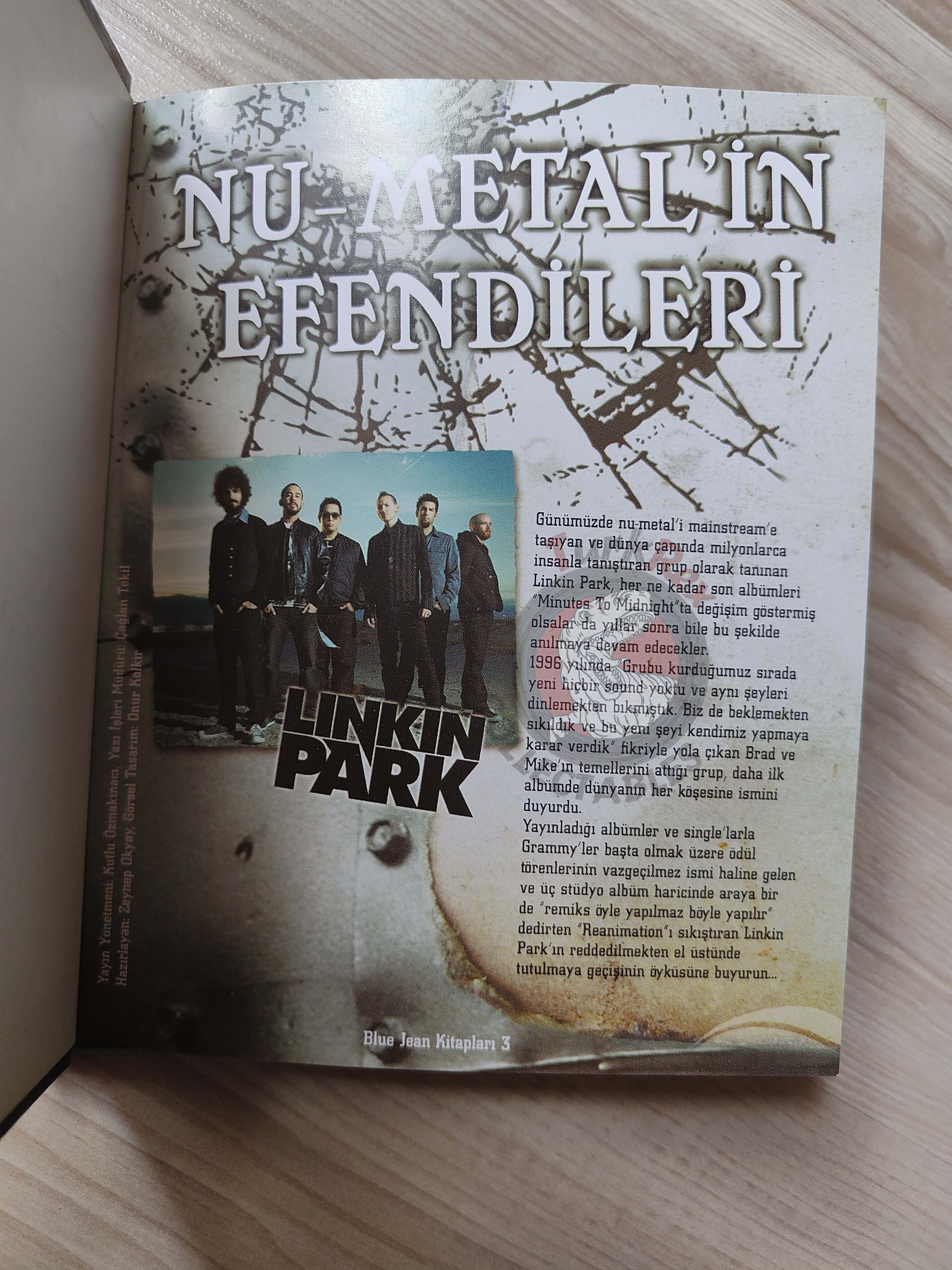 Linkin Park Biography Book 2007 HC 1st by Turkish Writer Book Turkey