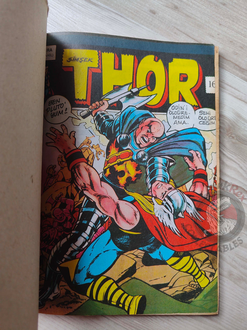 Thor #6 1986 Turkish Comic Turkey The Mighty Thor #201–204 cover #203