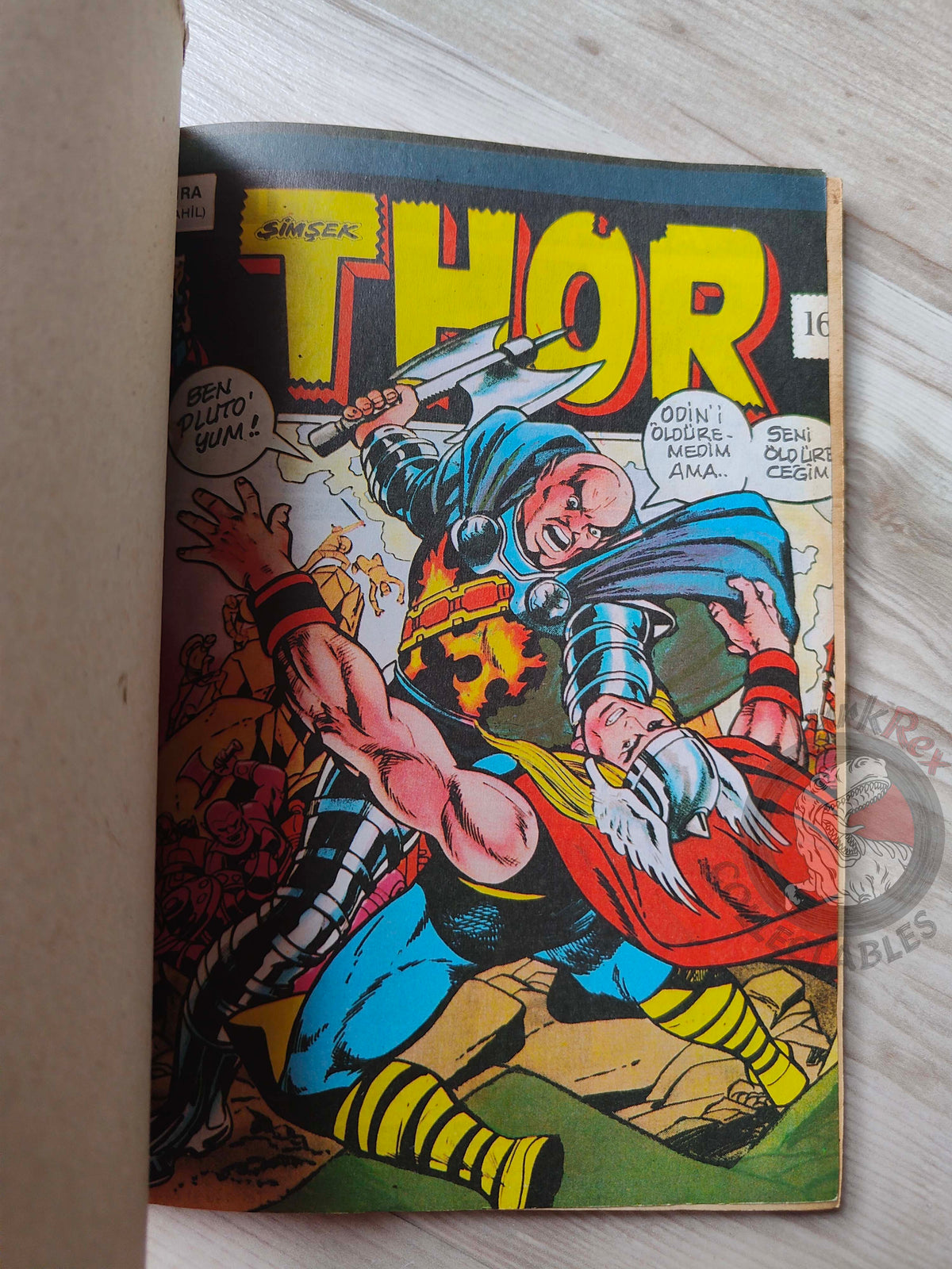 Thor #6 1986 Turkish Comic Turkey The Mighty Thor #201–204 cover #203