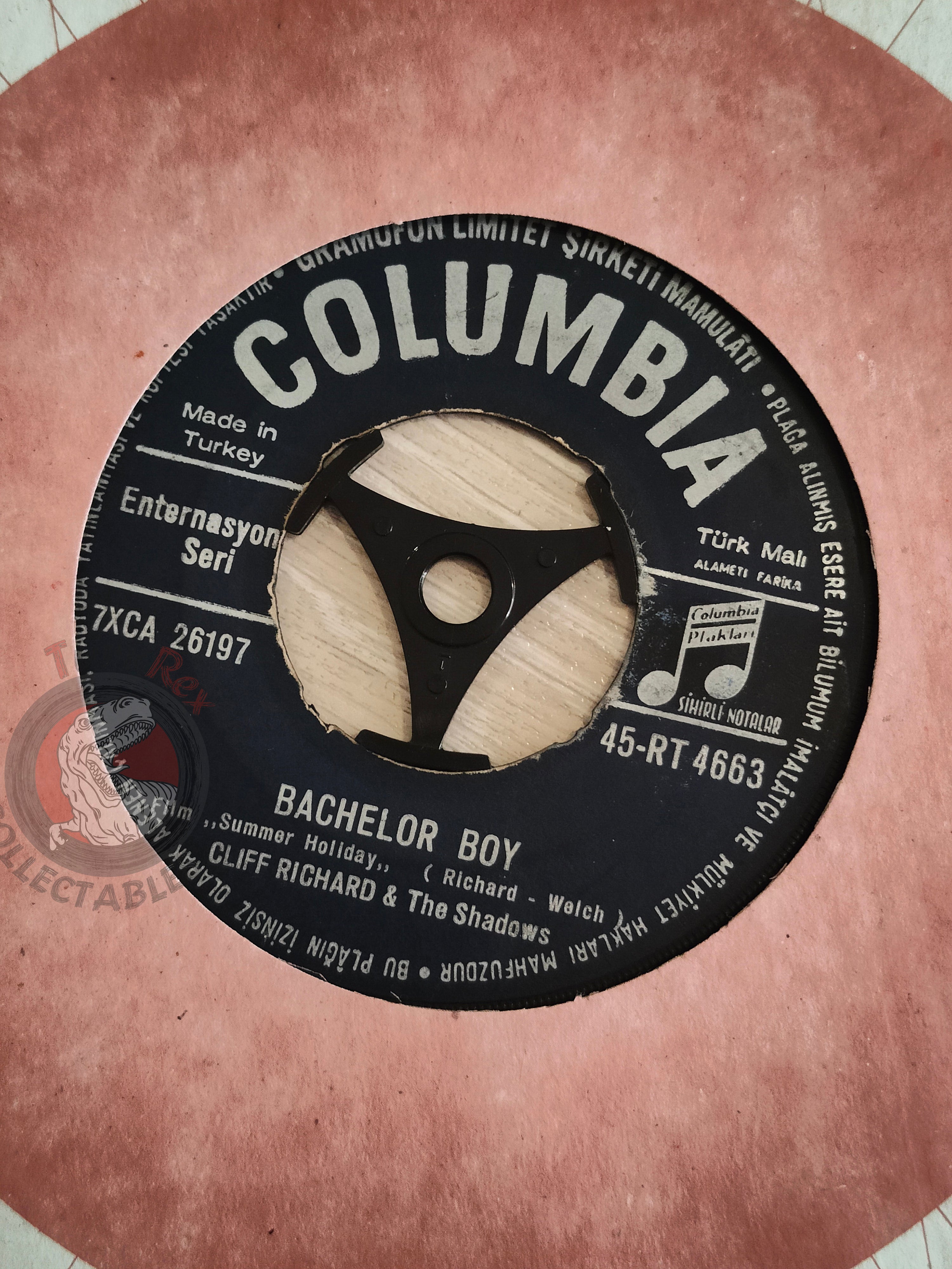Cliff Richard And The Shadows – The Next Time 7" Turkish Pressing Vinyl Turkey Edition 2