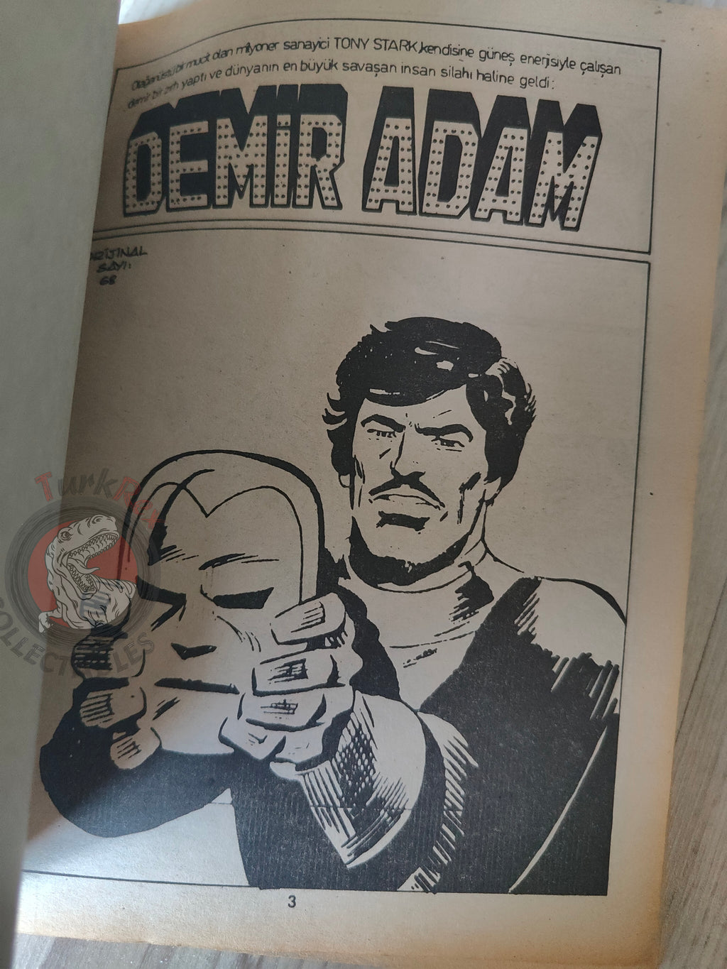 Iron Man #1 Demir Adam 1989 Turkish Comic Turkey #68 #69 #70 #71