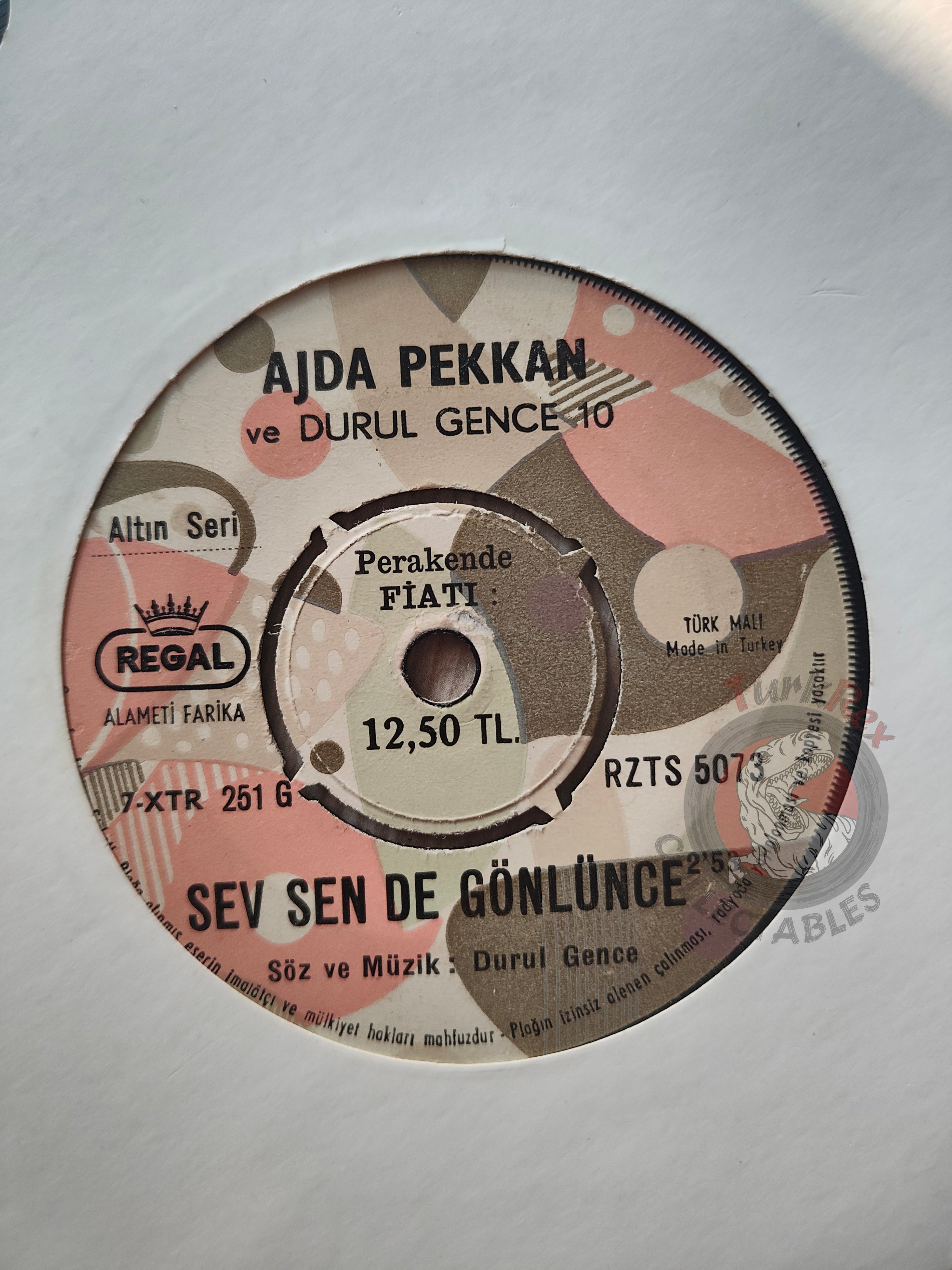 Ajda Pekkan – Ay Doğarken 7" Turkish Pressing Vinyl Turkey Edition