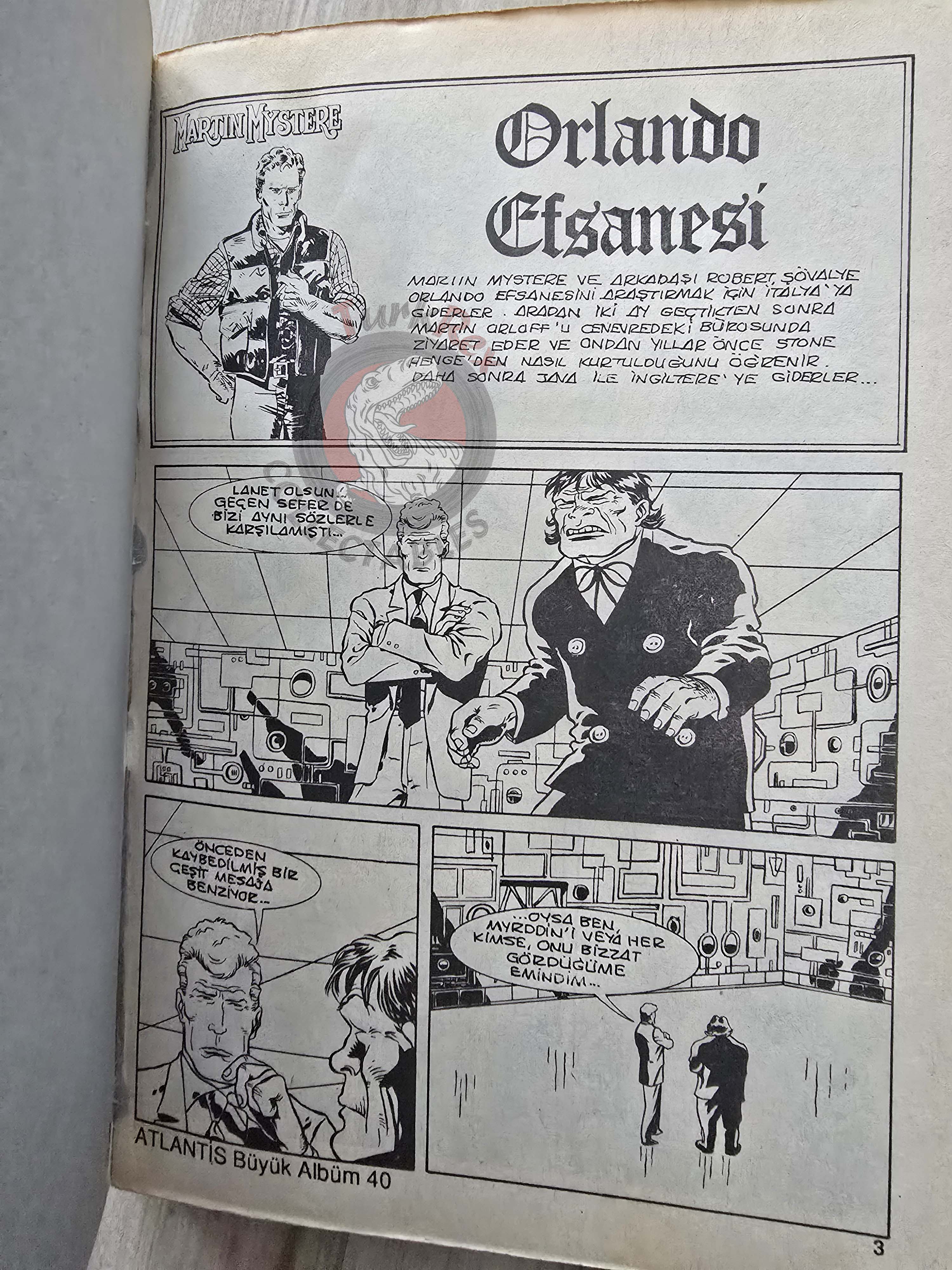 Martin Mystère #40 La Piramide Nera 80s Turkish Comic Turkey #96 #99