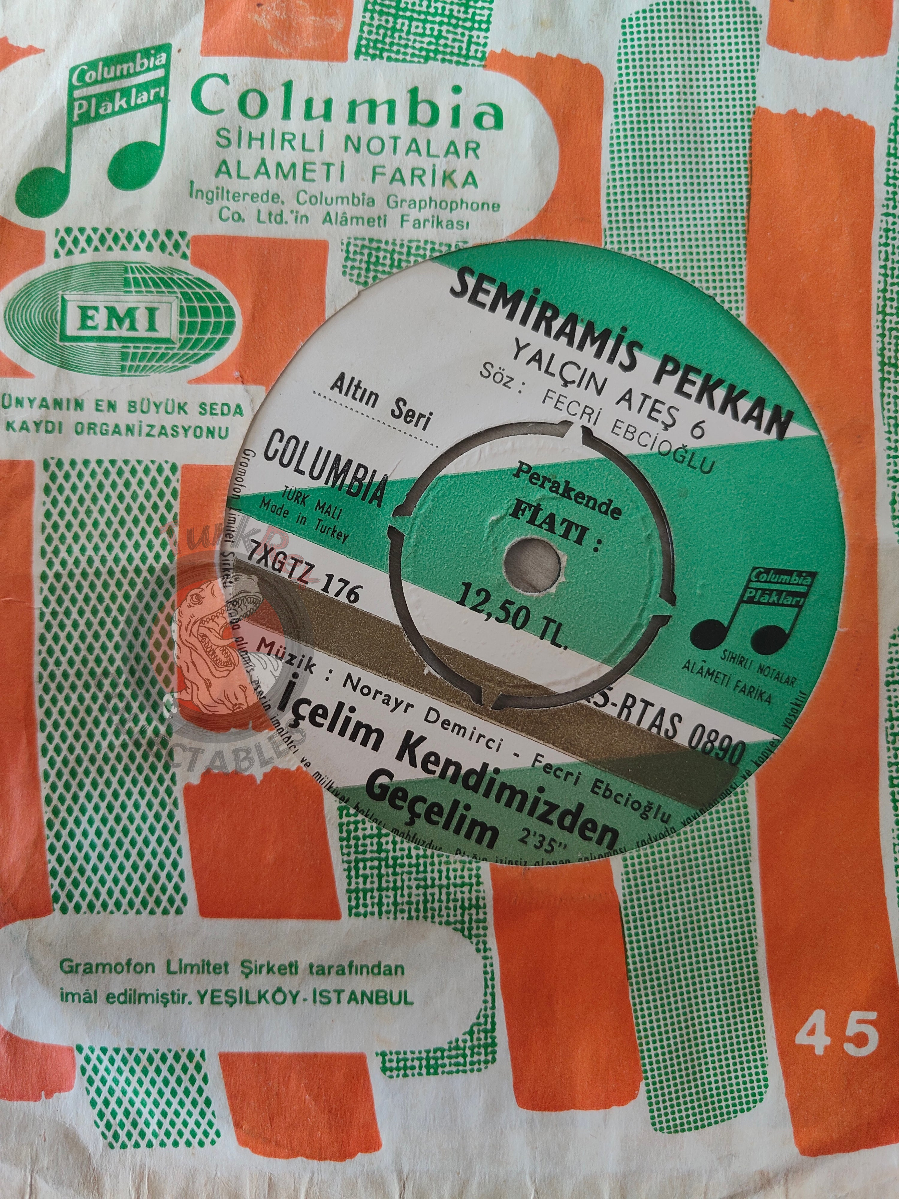 Semiramis Pekkan Ve Yalçın Ateş 6 – Bu Ne Biçim Hayat 7" Turkish Pressing Vinyl Turkey Edition