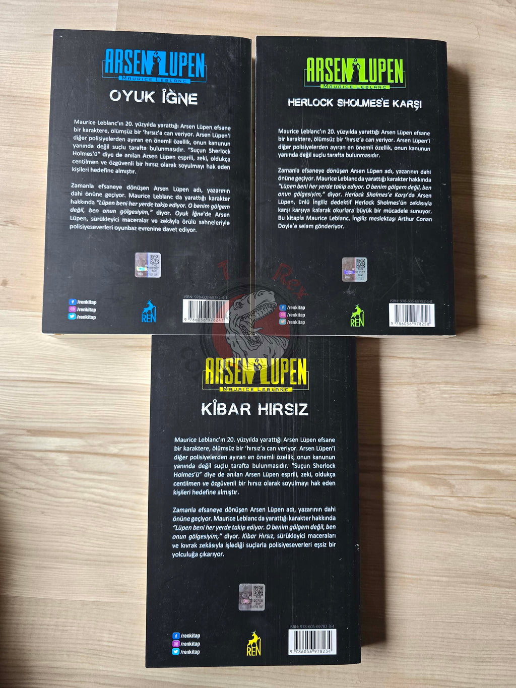 Arsène Lupin Box Set contre Herlock Sholmes Turkish Book Turkey Maurice Leblanc