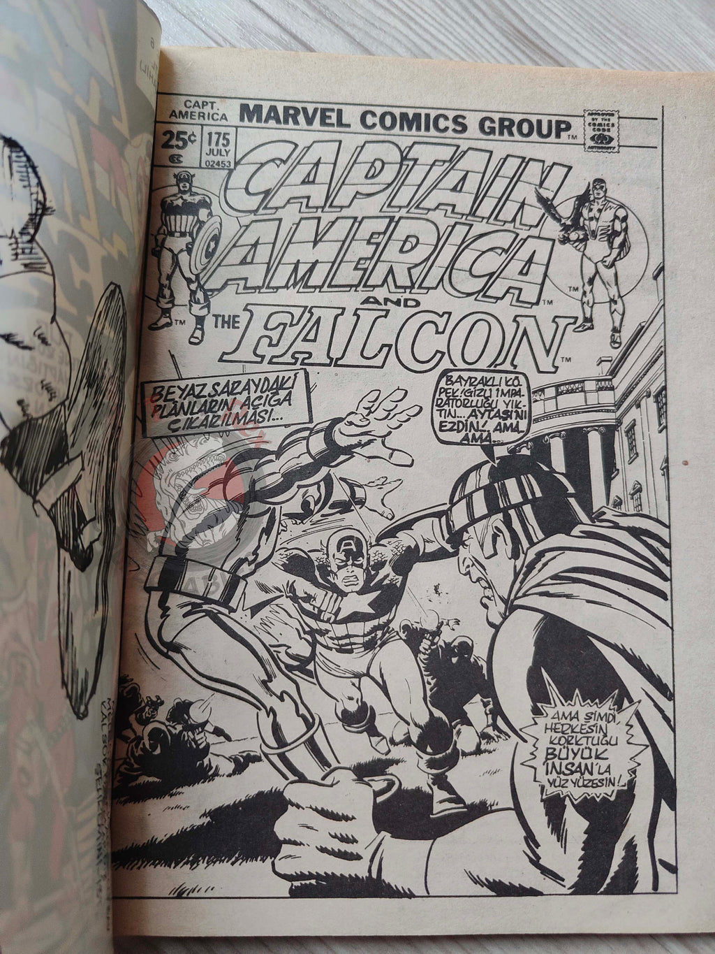 Captain America – Issue #6 1988 Turkish Comic Turkey #175 #176 #177 #178