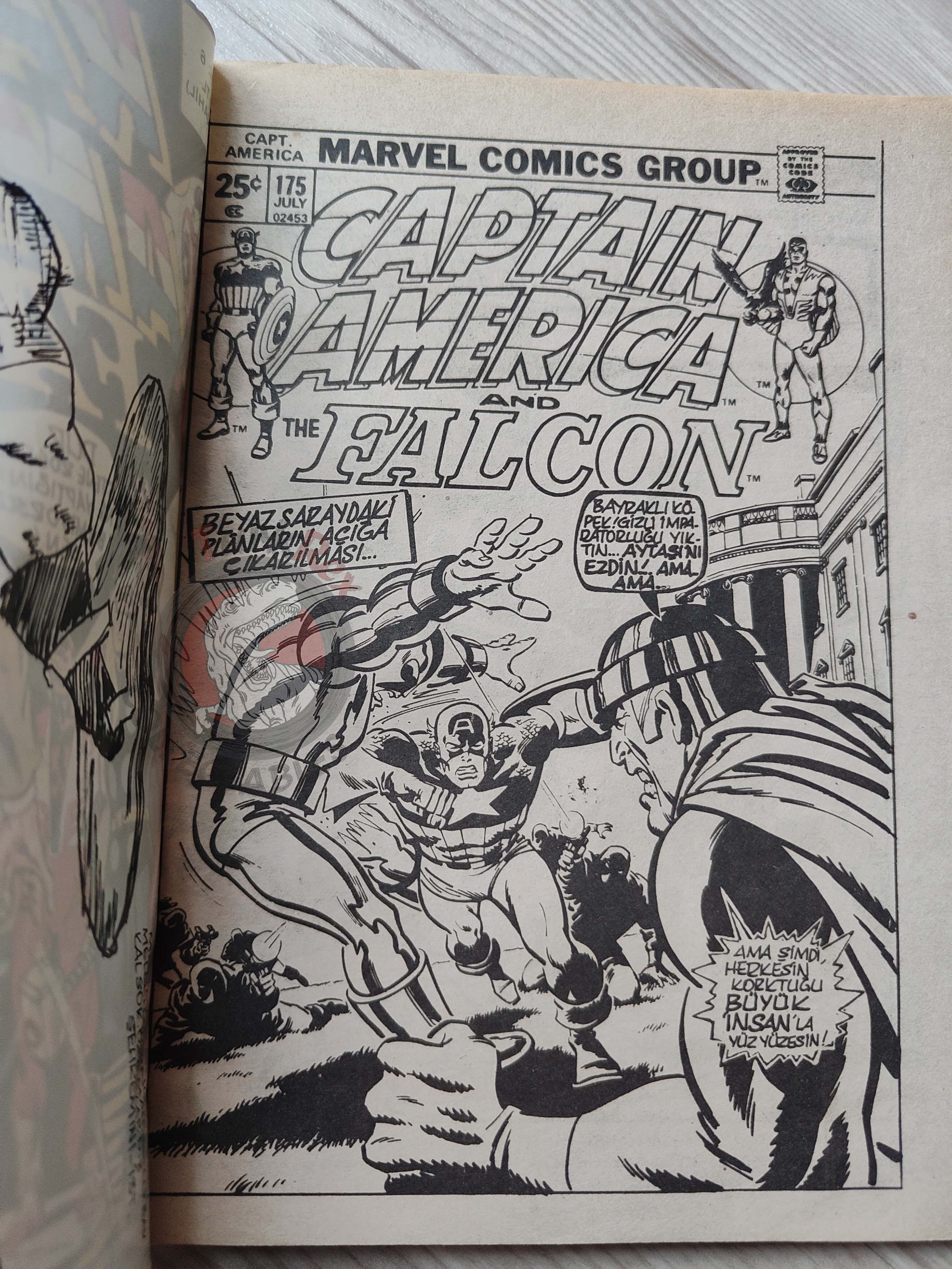 Captain America – Issue #6 1988 Turkish Comic Turkey #175 #176 #177 #178