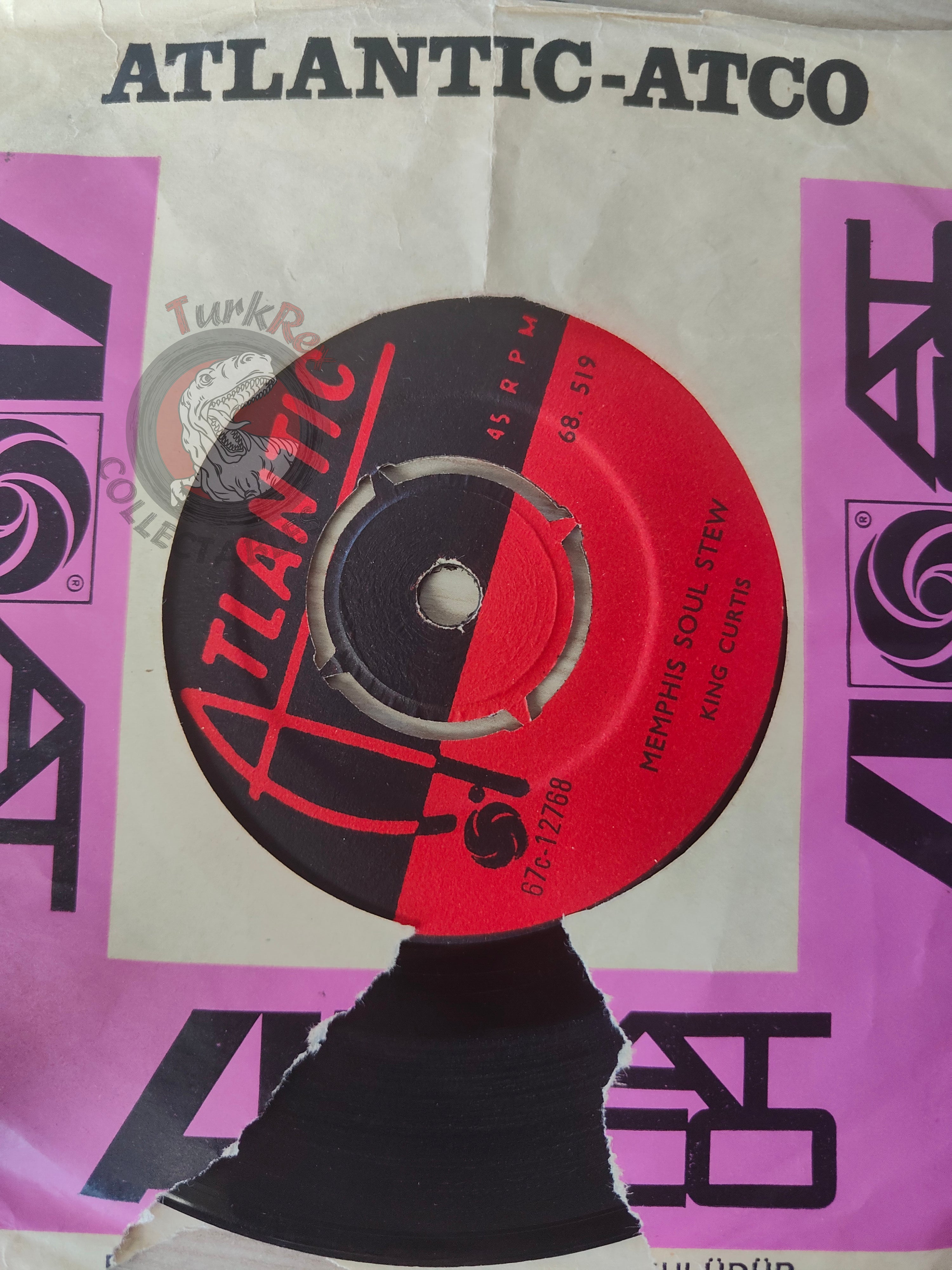 King Curtis – Memphis Soul Stew 7" Turkish Pressing Vinyl Turkey Edition