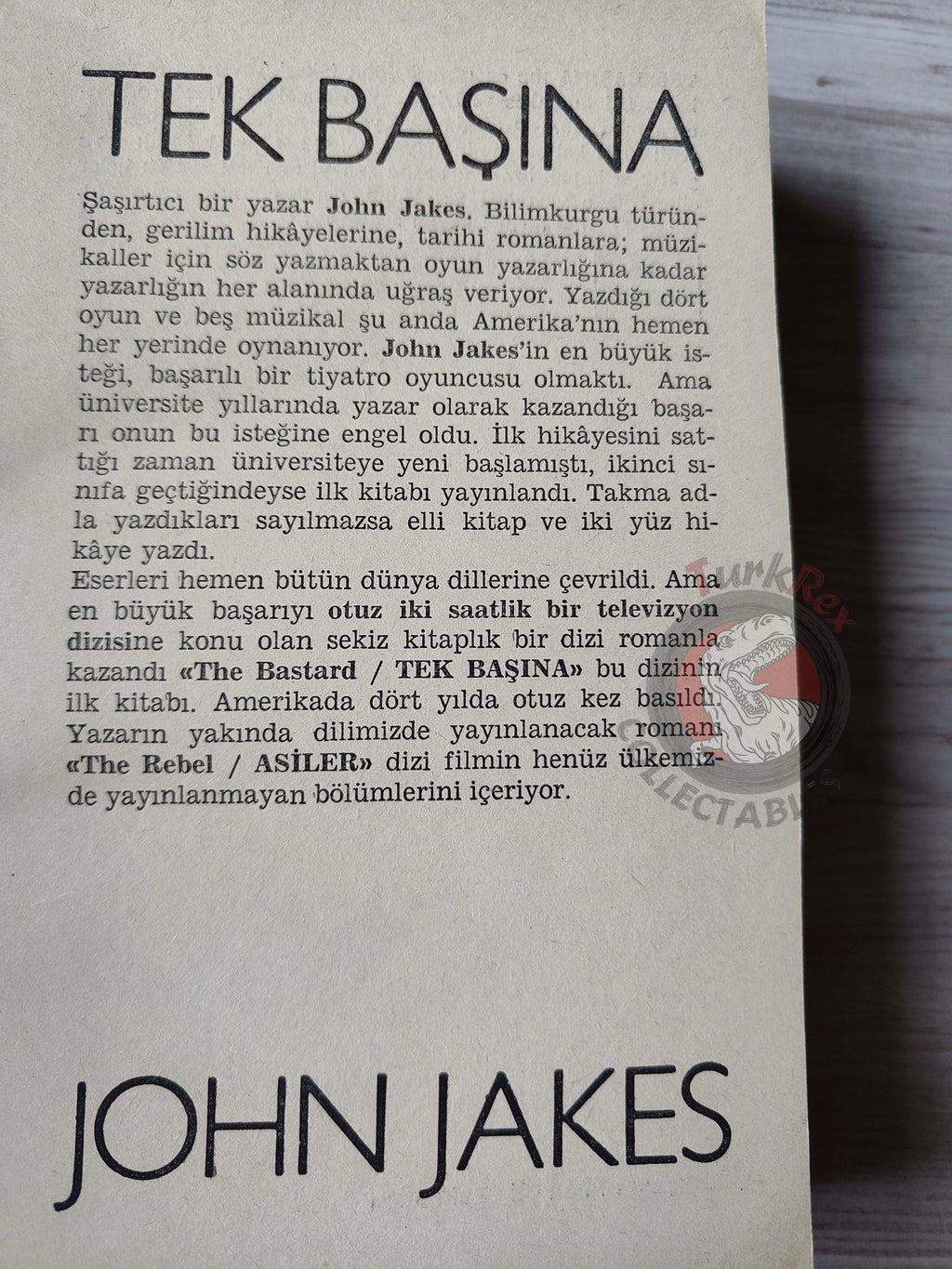 John Jakes – The Bastard 1978 1st Turkish Book Turkey The Kent Chronicles Vol. 1