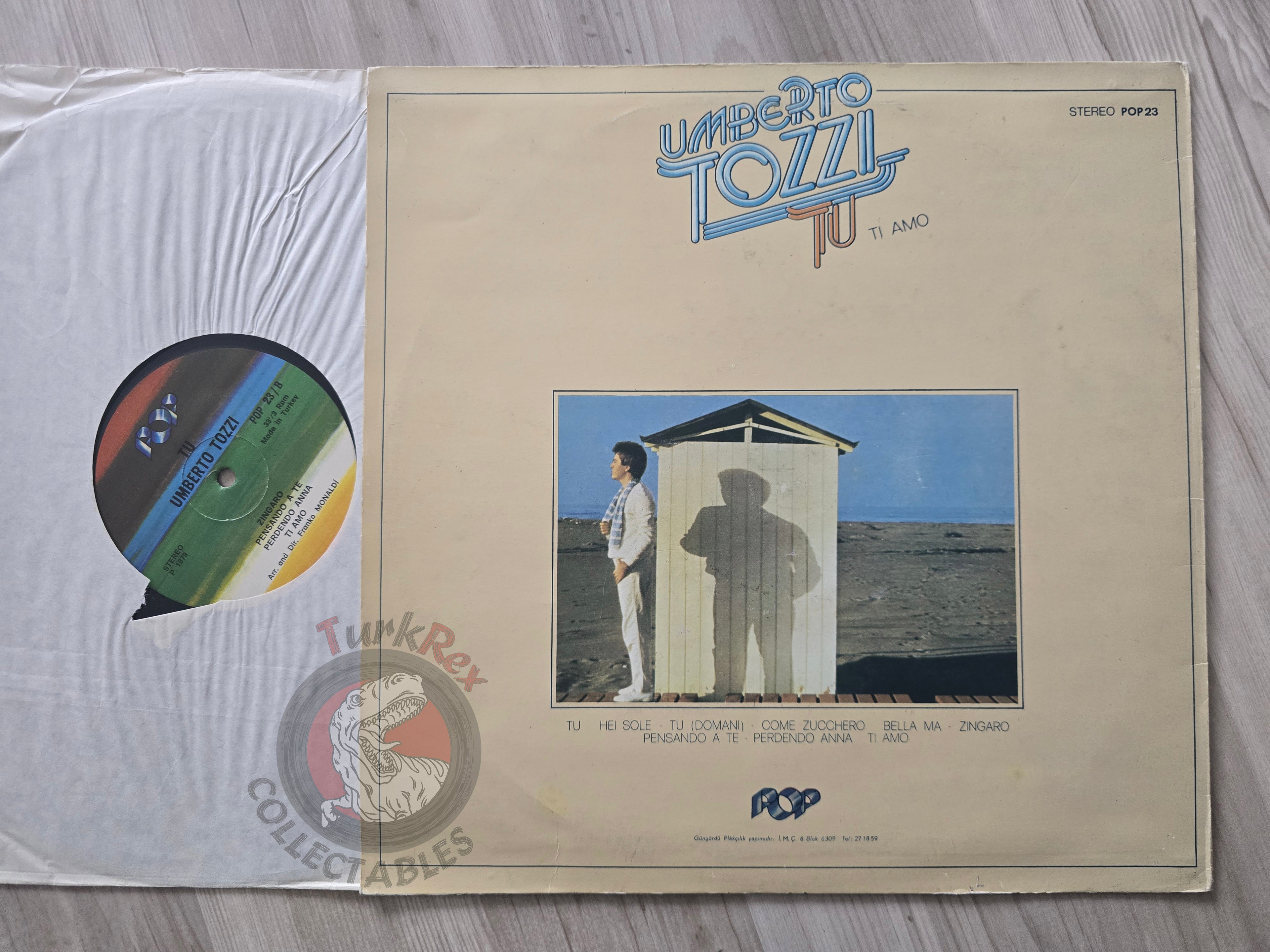 Umberto Tozzi – Tu Turkish Pressing Vinyl Turkey Edition