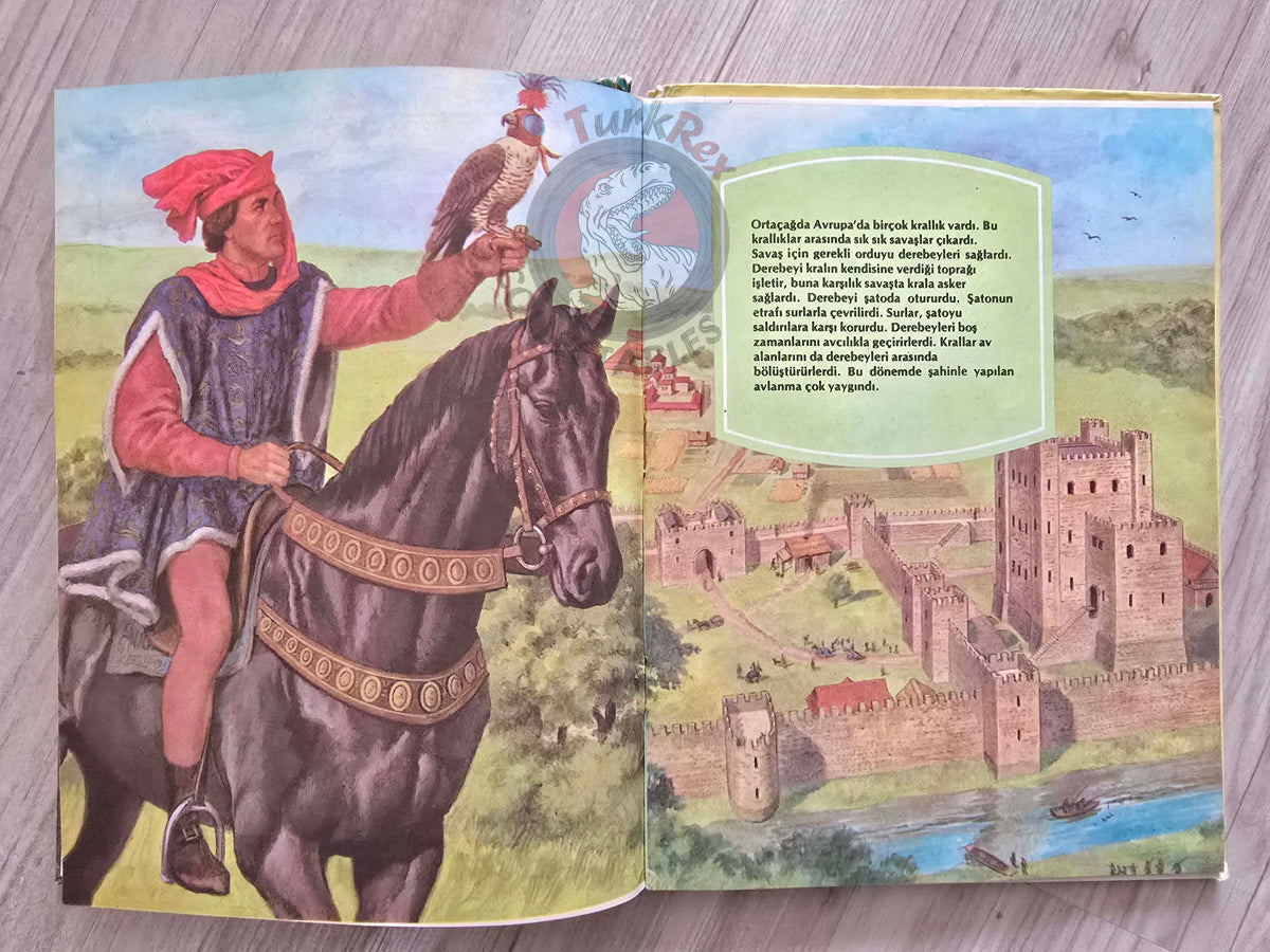 Knights and Castles 1979 HC Turkish Book Turkey Illustrated  Grisewood and Dempsey