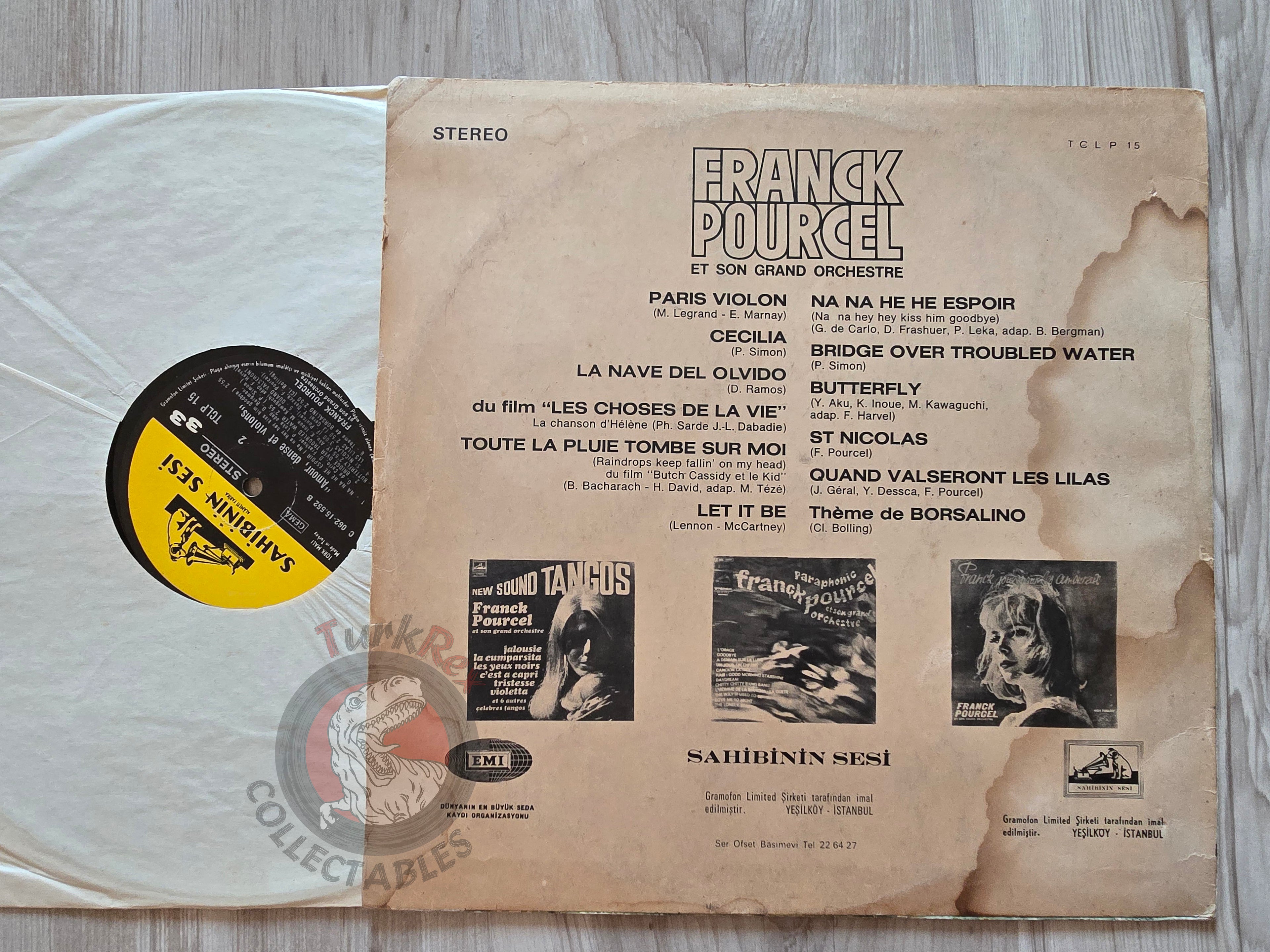 Franck Pourcel – Amour, Danse Et Violons No 35 Turkish Pressing Vinyl Turkey Edition