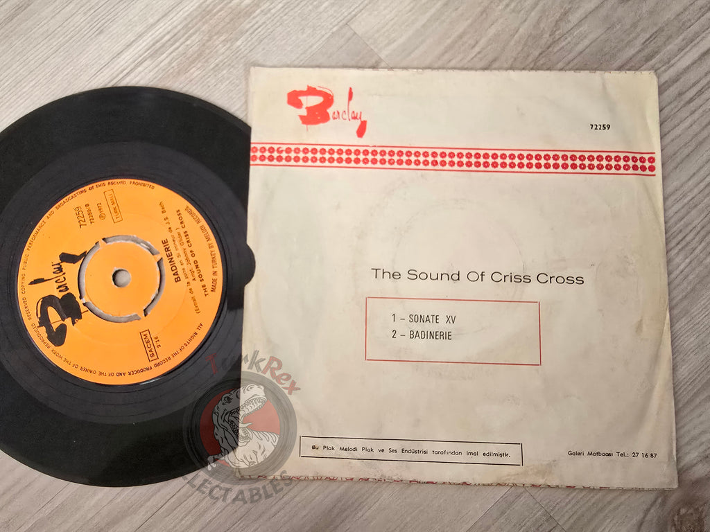 The Sound Of Criss Cross – Sonate XV. 7" Turkish Pressing Vinyl Turkey Edition