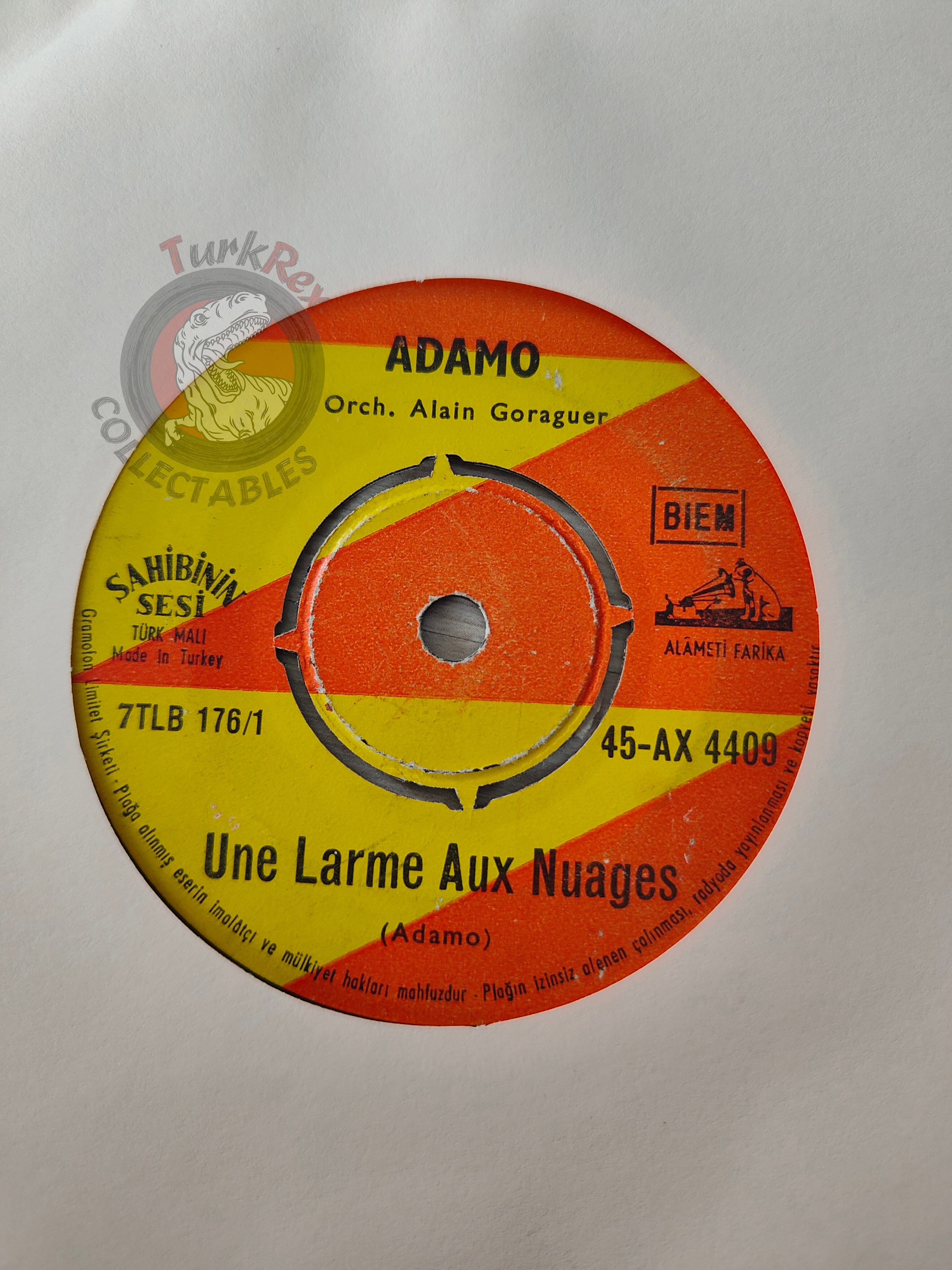 Adamo – Le Néon 7" Turkish Pressing Vinyl Turkey Edition