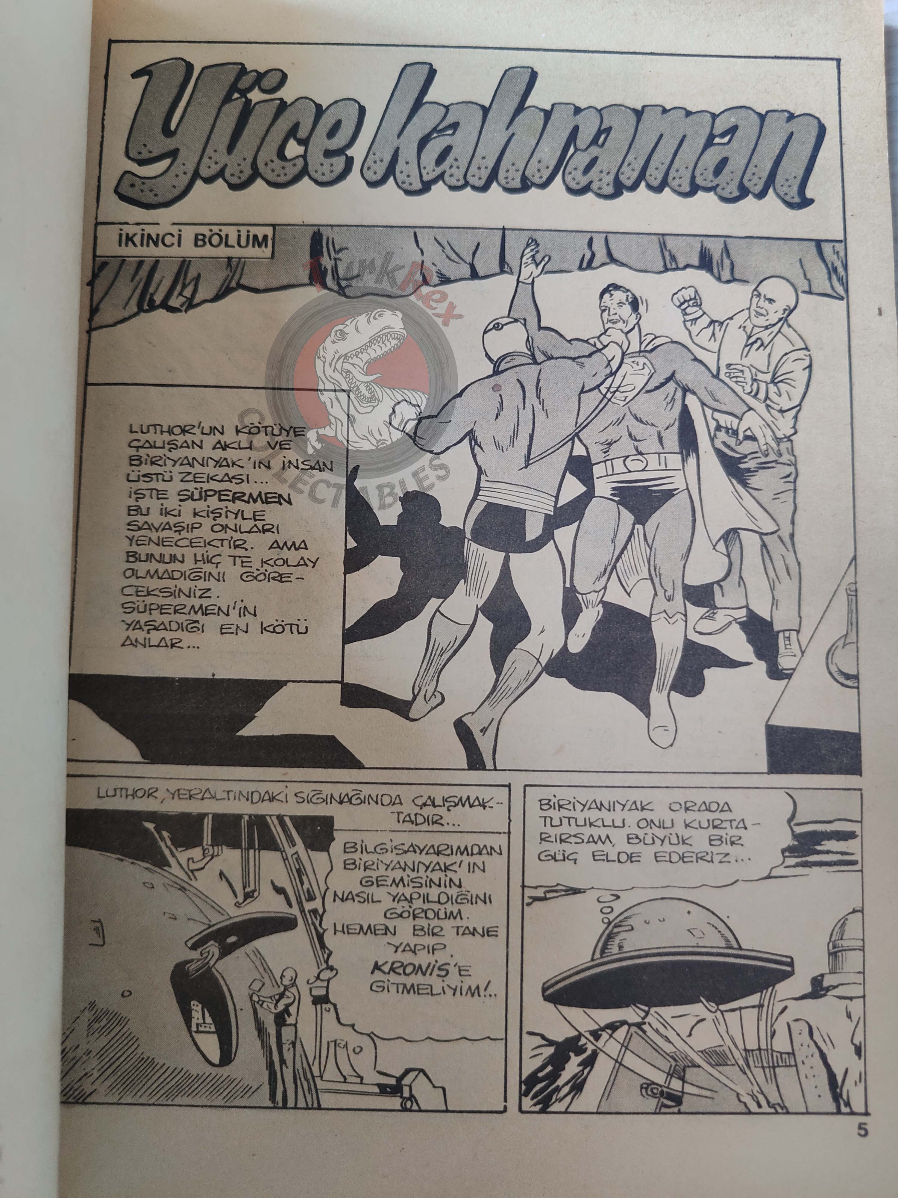 Superman #17 1983 Turkish Comic Turkey #167 Aquaman Adventure Comics #450 #451 #452