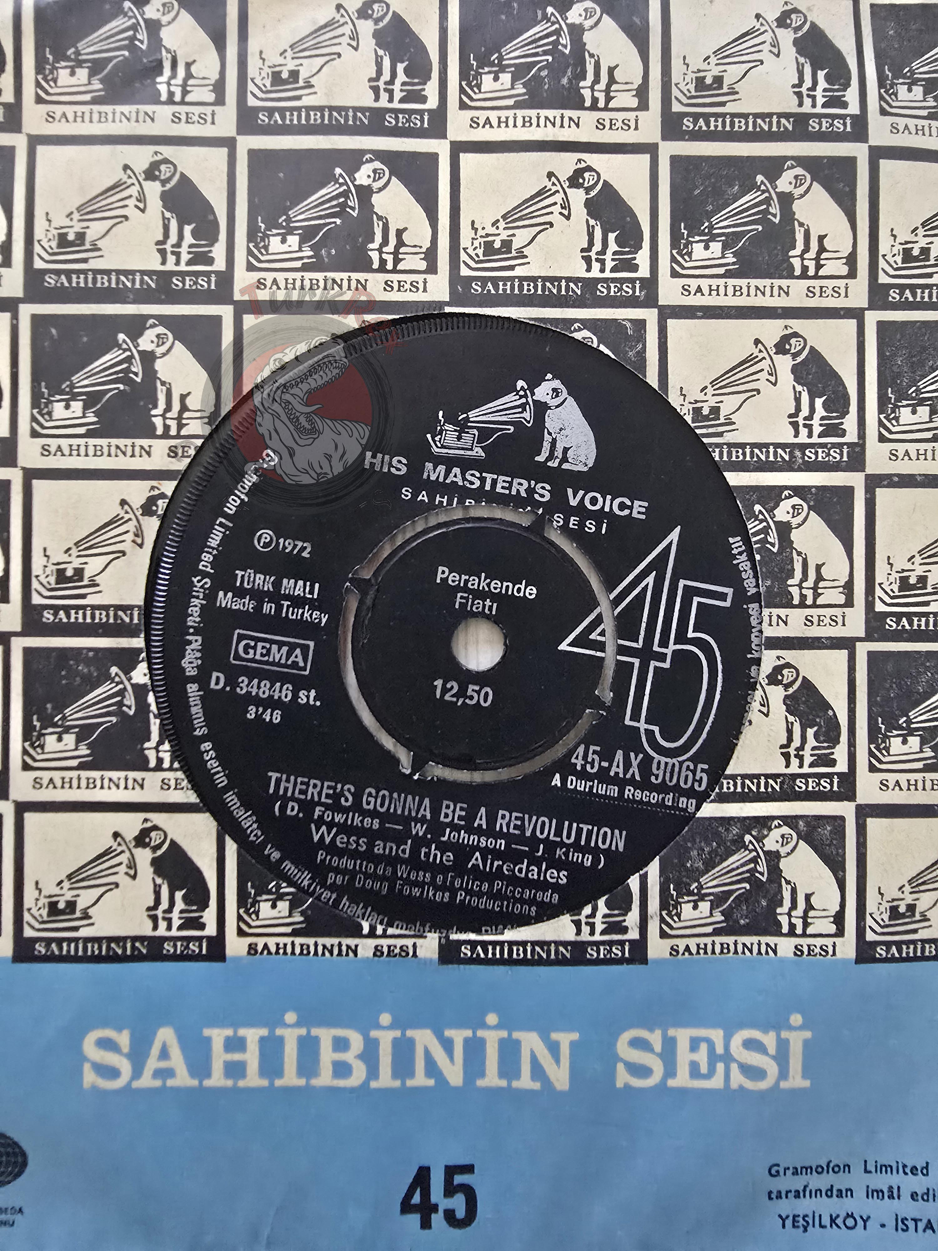 Wess And The Airedales / Wess E Dori Ghezzi 7" Turkish Pressing Vinyl Turkey Edition