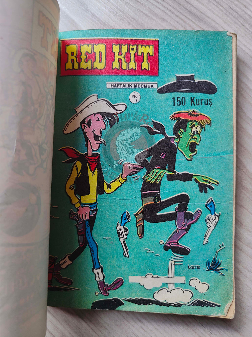 Lucky Luke #3 Western Circus 1972 Turkish Comic Turkey Tif Et Tondu