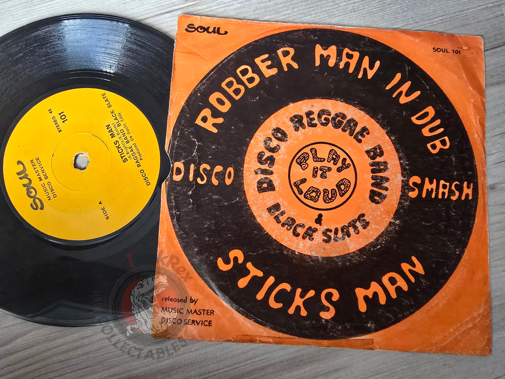 Disco Reggae Band & Black Slate – Sticks Man 7" Turkish Pressing Vinyl Turkey Edition